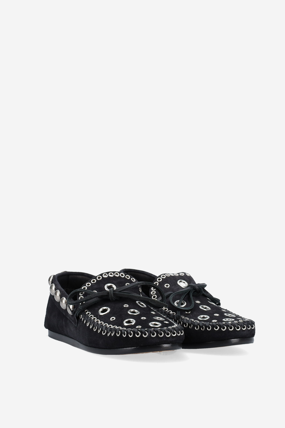 Fitza studded suede loafers