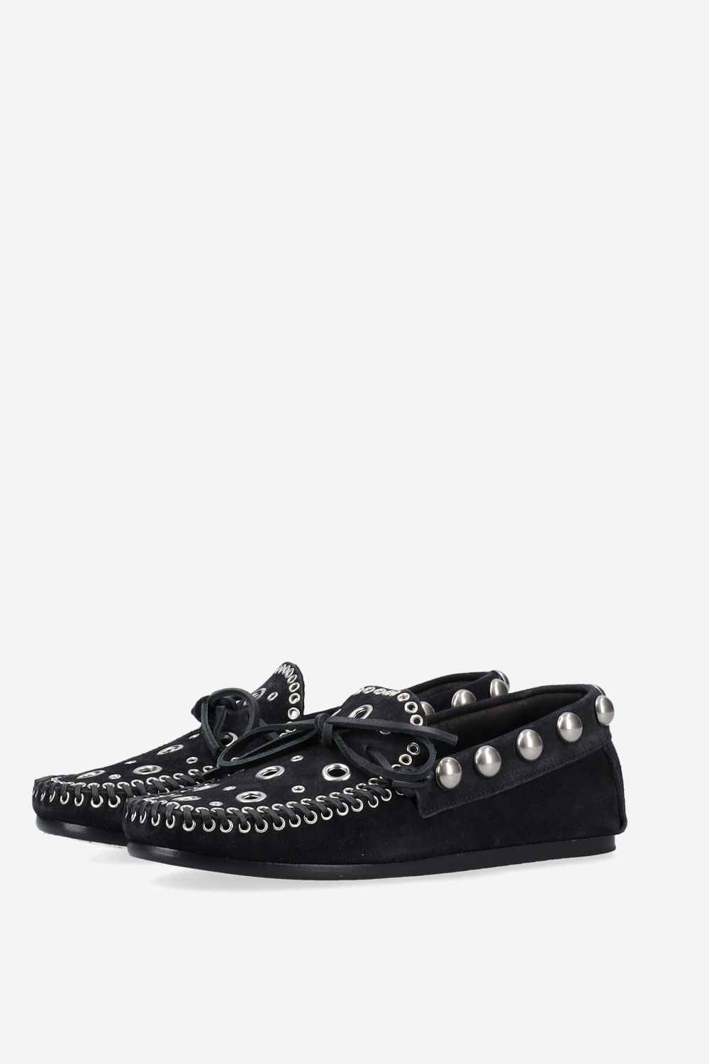 Fitza studded suede loafers