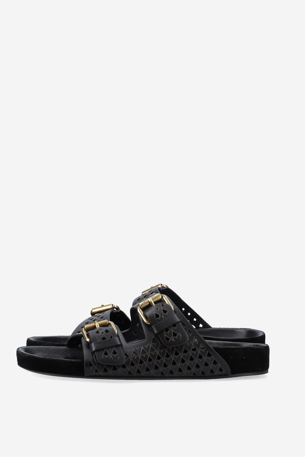 Lennyo openwork leather sandals