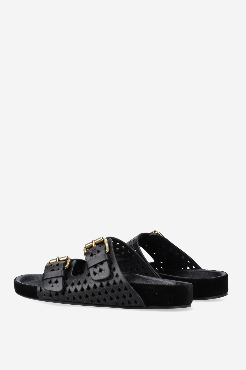 Lennyo openwork leather sandals