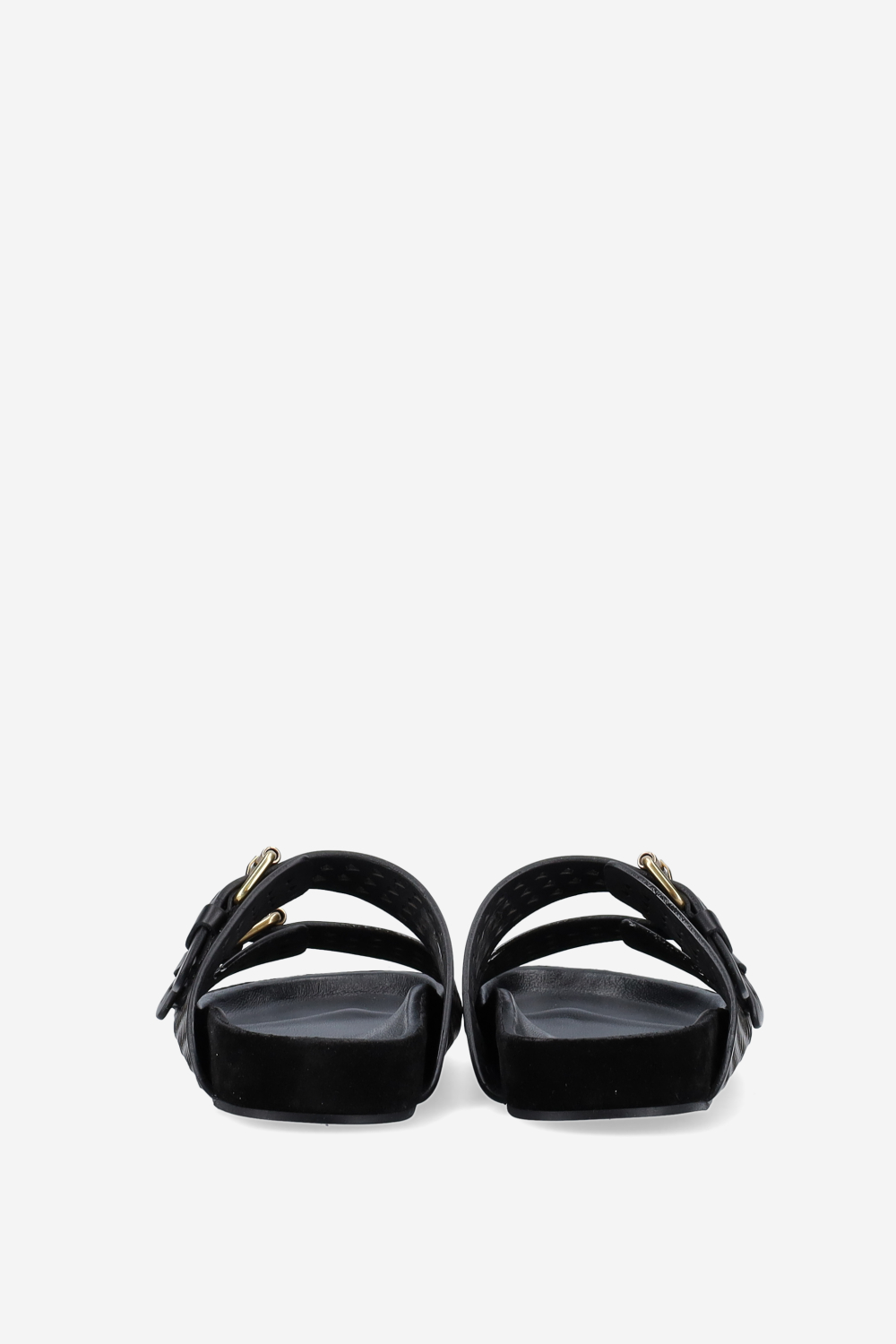 Lennyo openwork leather sandals