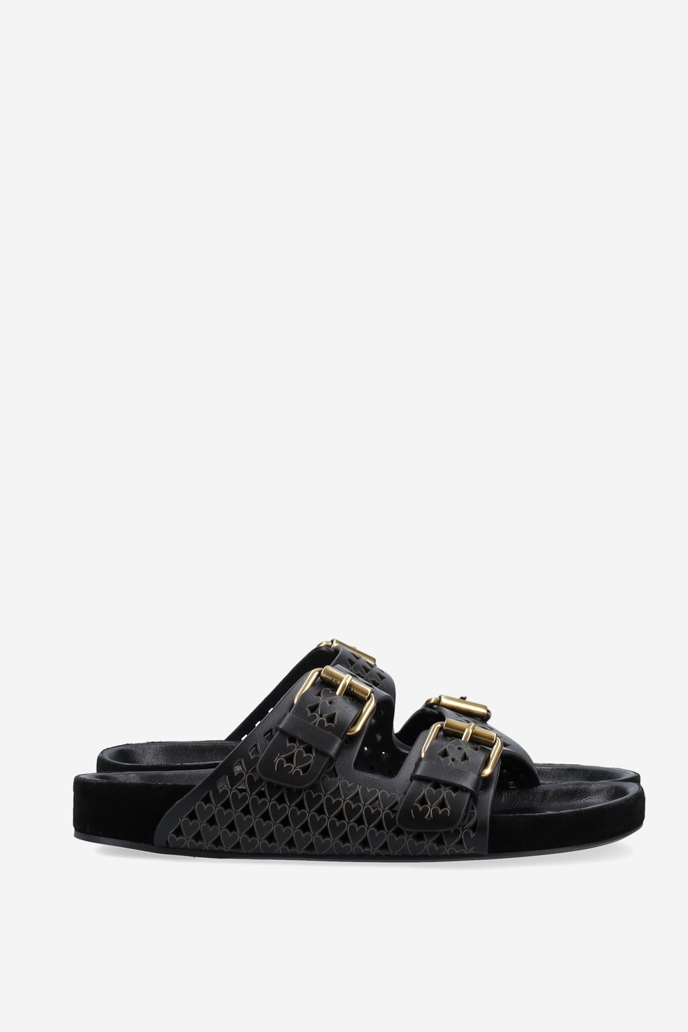 Lennyo openwork leather sandals