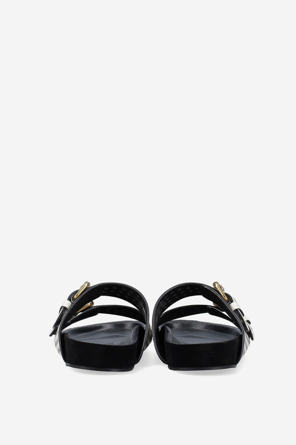 Lennyo openwork leather sandals