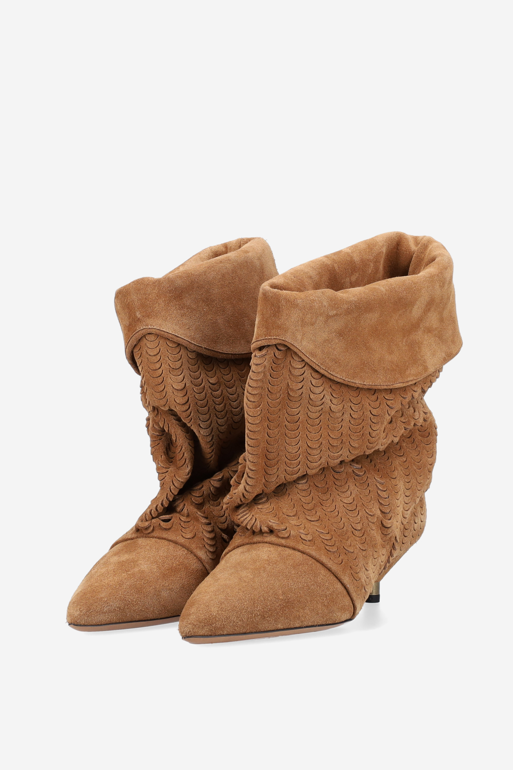 Edril perforated suede boots