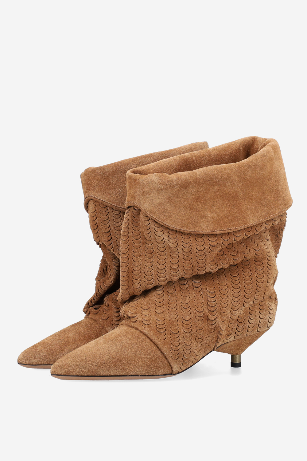 Edril perforated suede boots