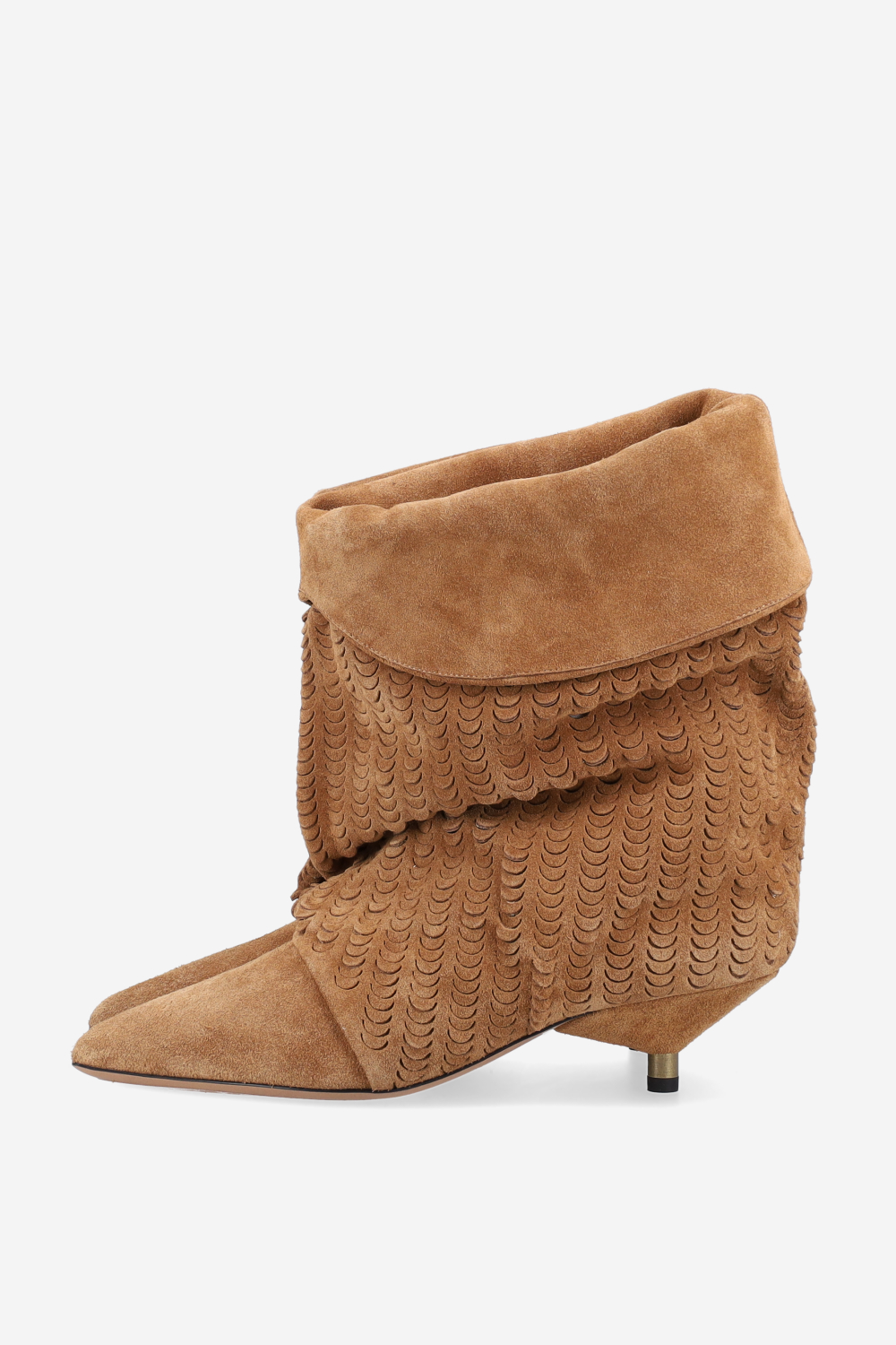 Edril perforated suede boots