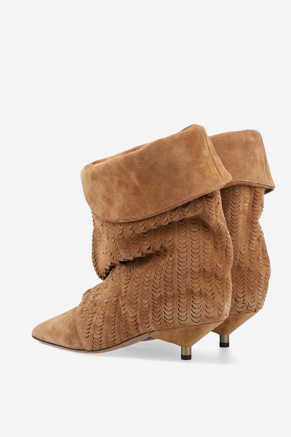 Edril perforated suede boots