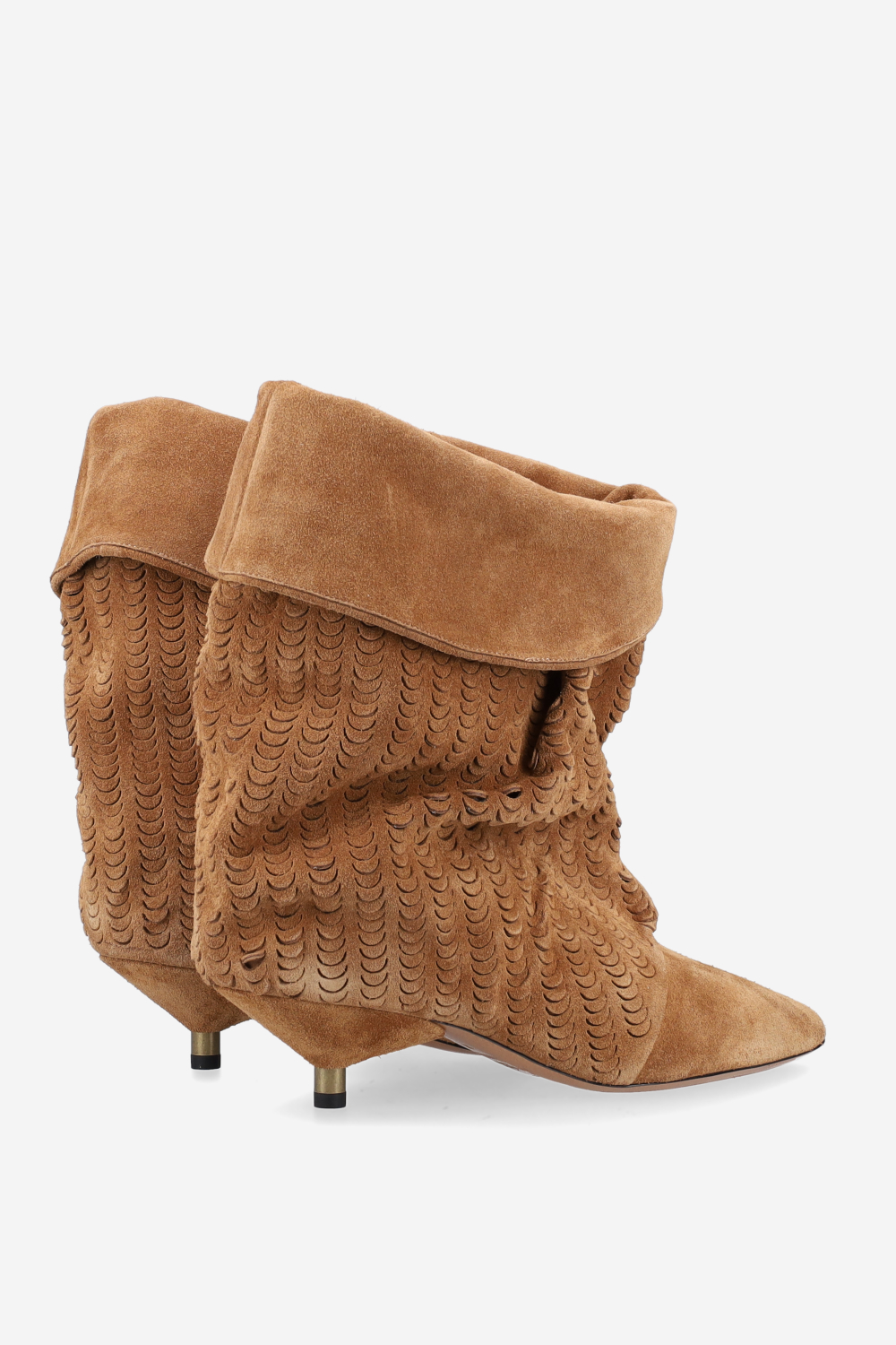 Edril perforated suede boots