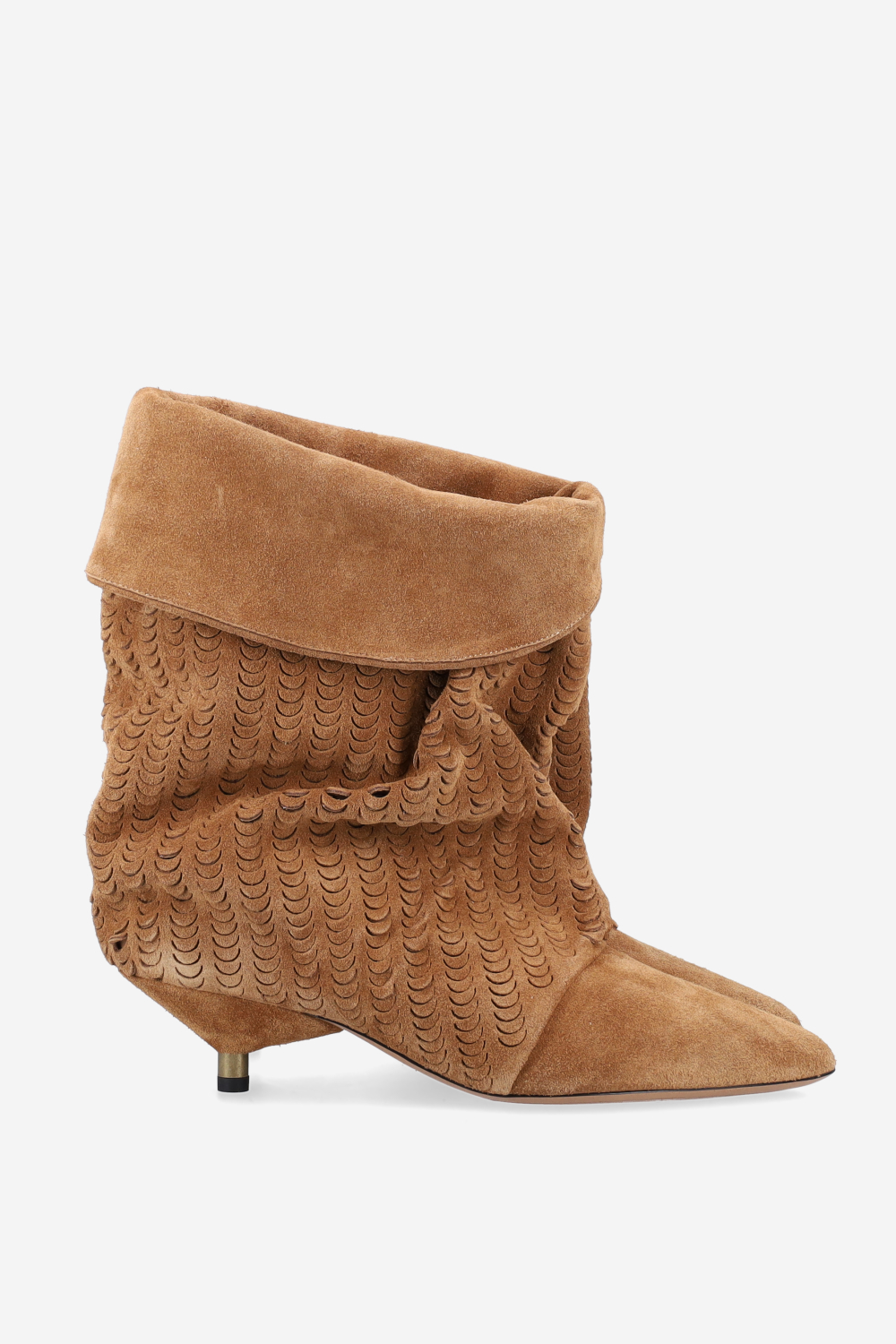 Edril perforated suede boots