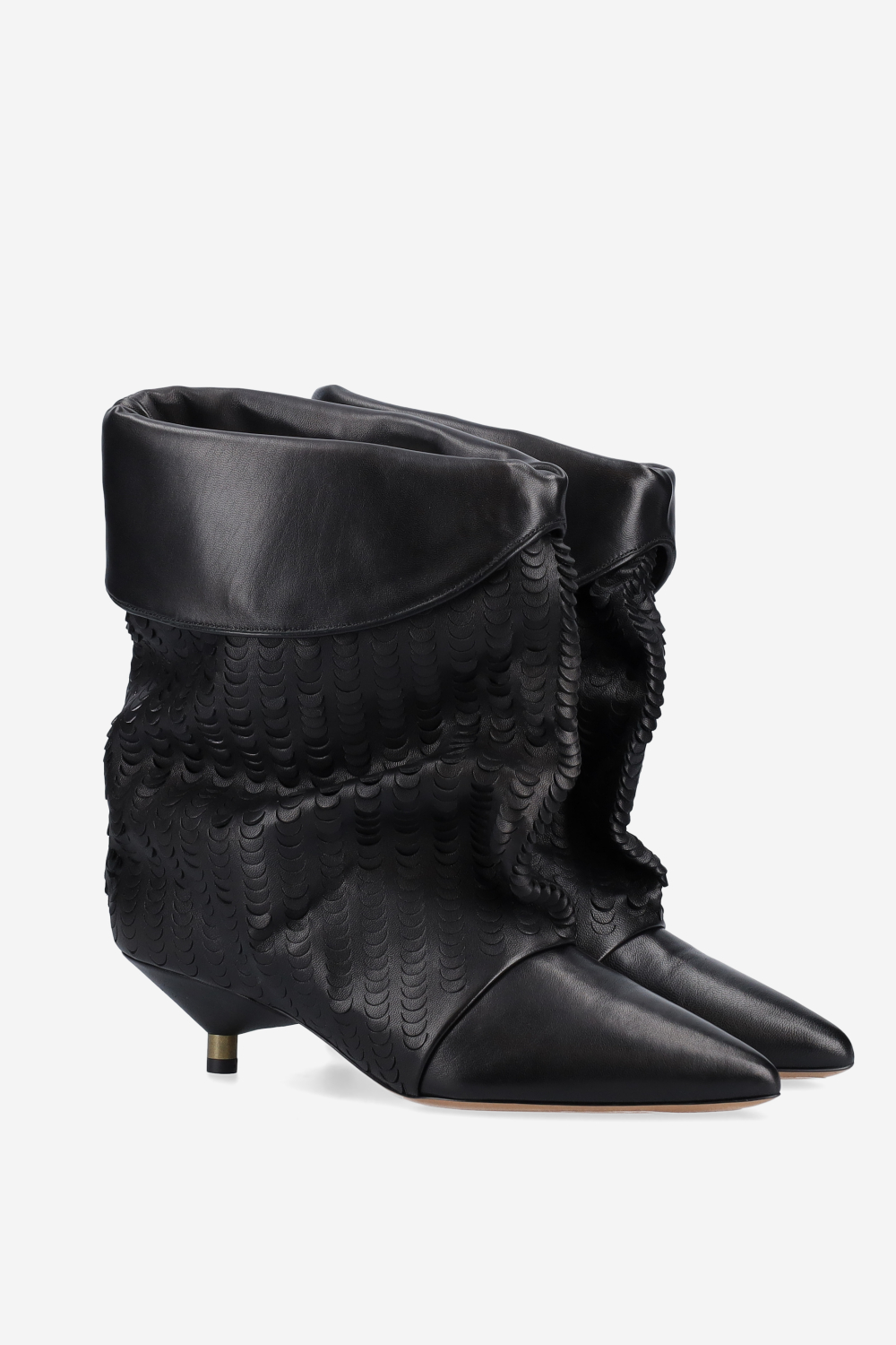 Edril perforated leather boots