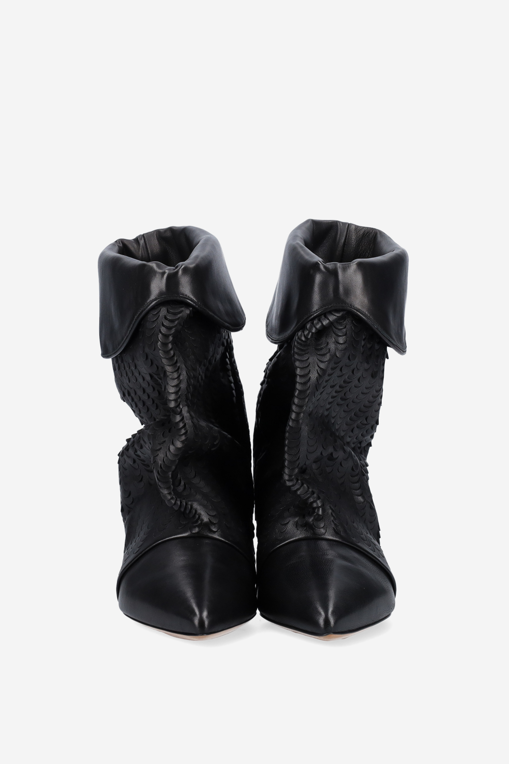 Edril perforated leather boots