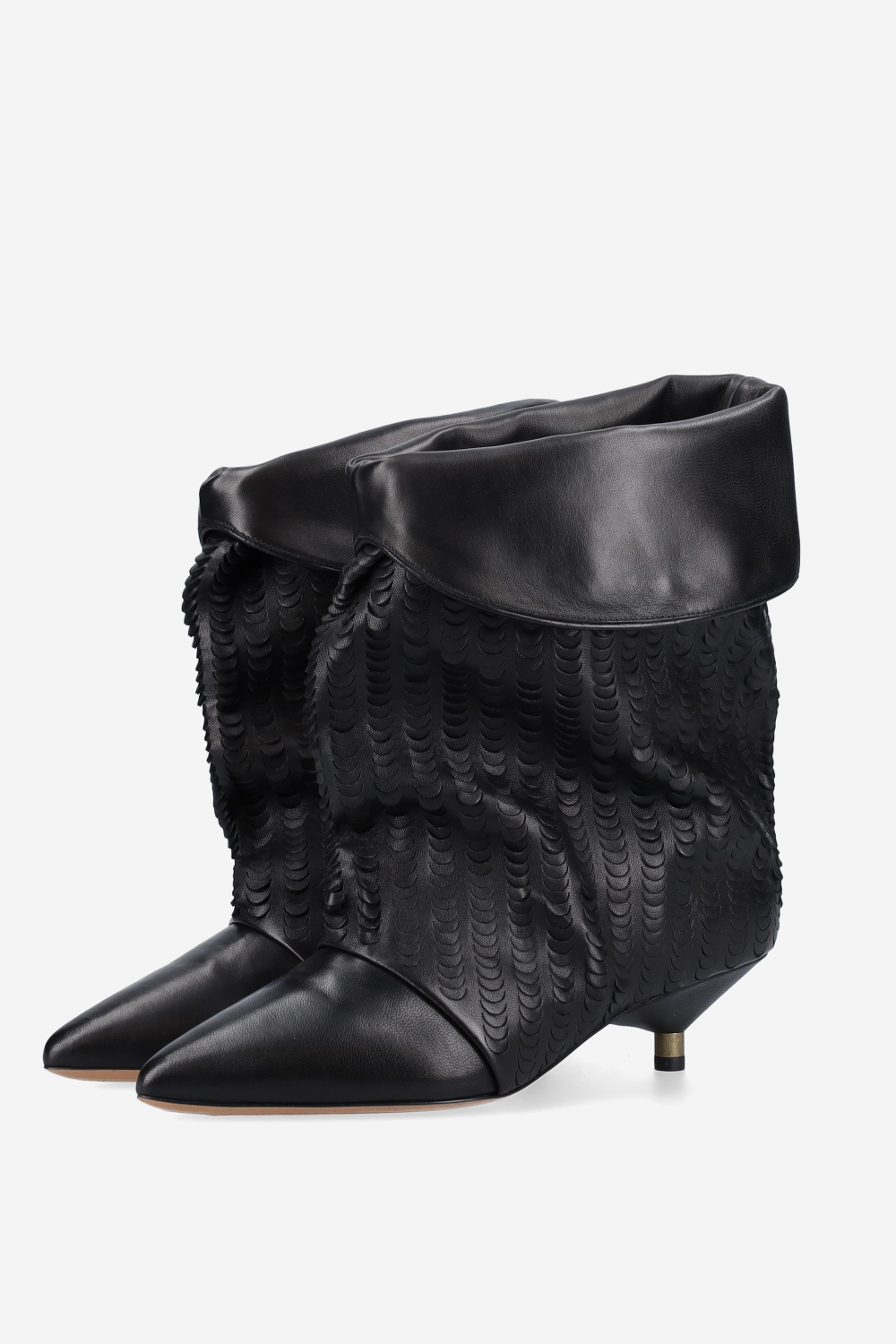 Edril perforated leather boots