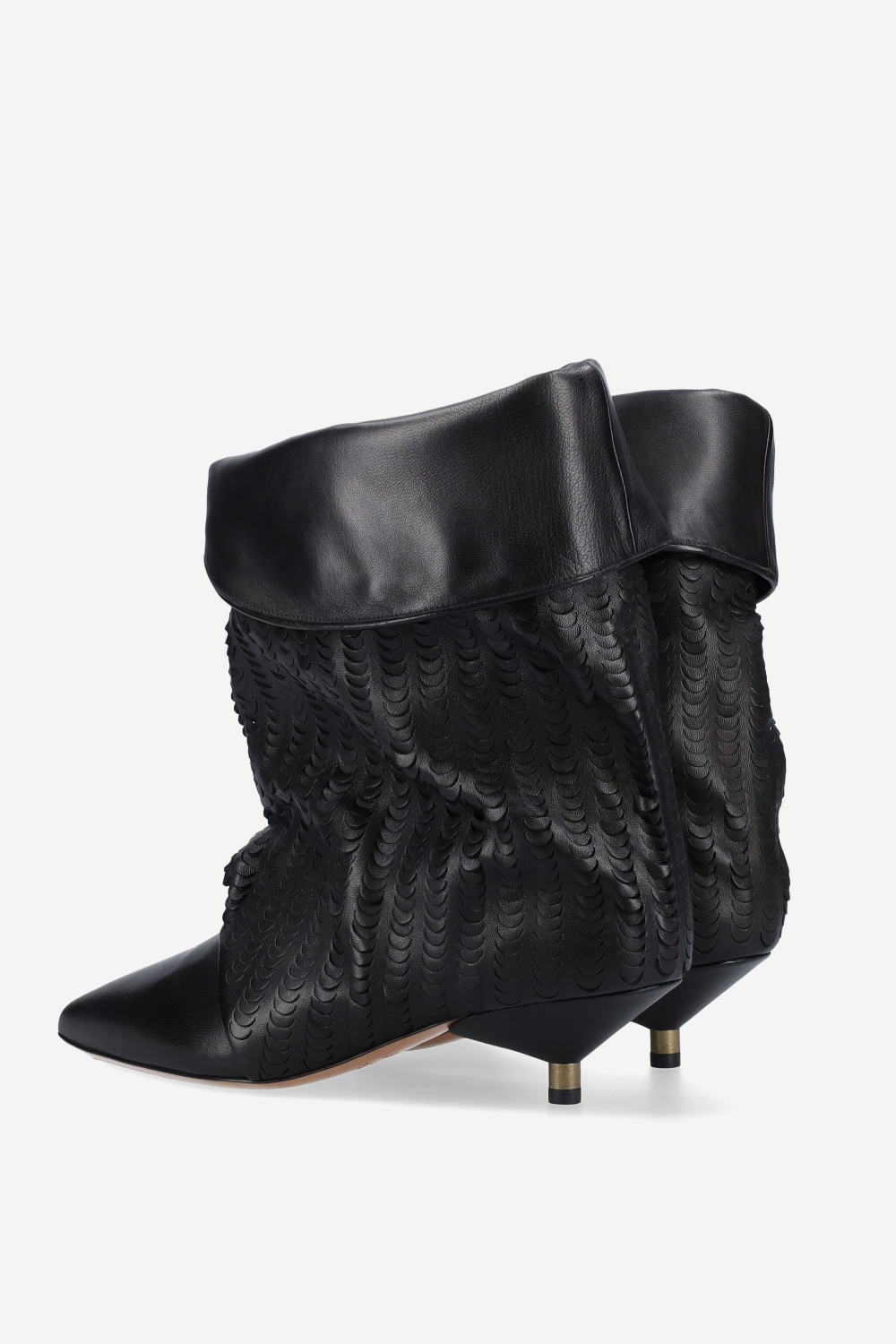 Edril perforated leather boots