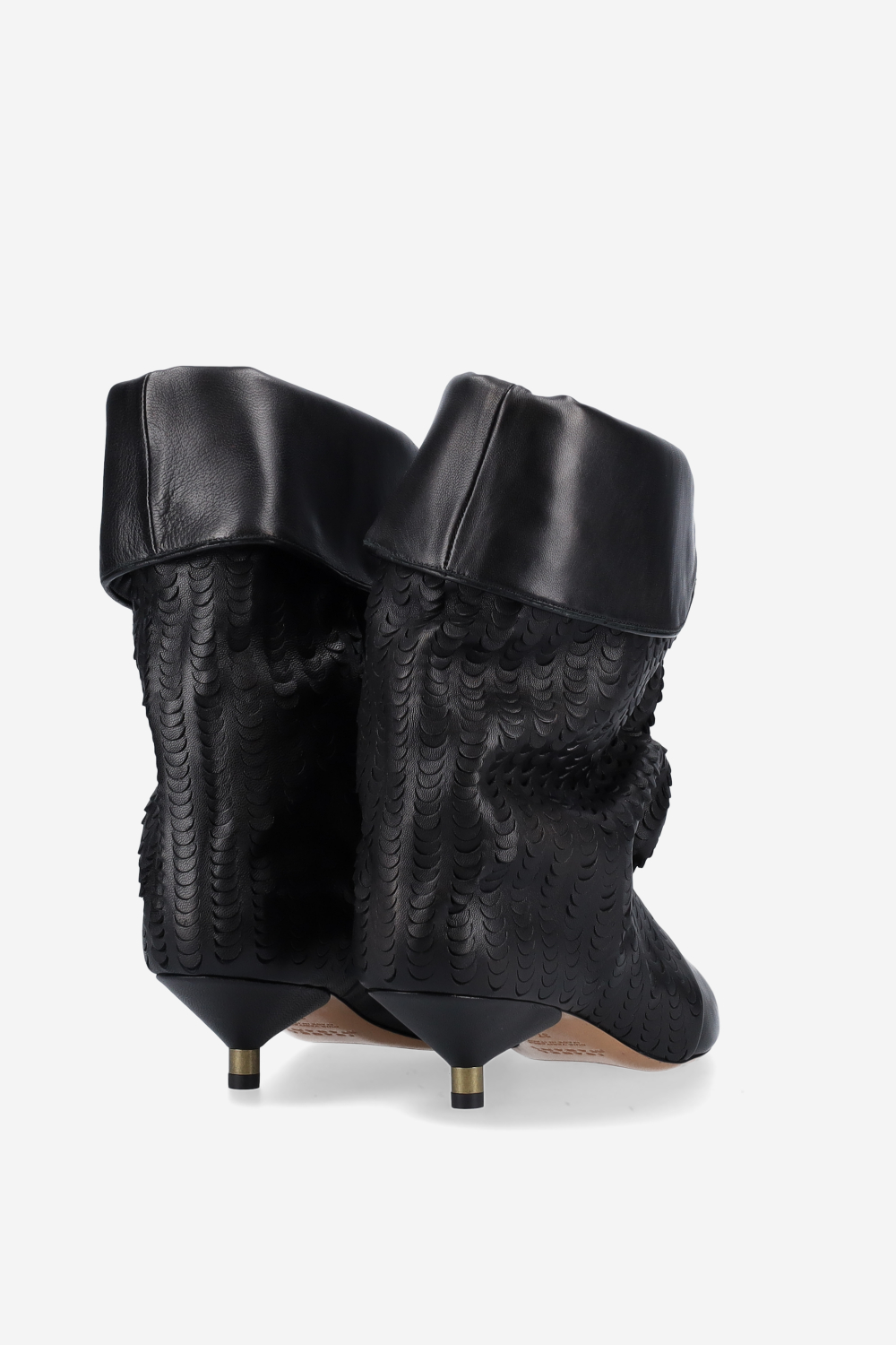 Edril perforated leather boots