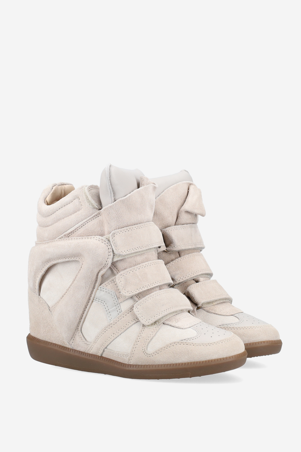 Bekett suede wedge sneakers