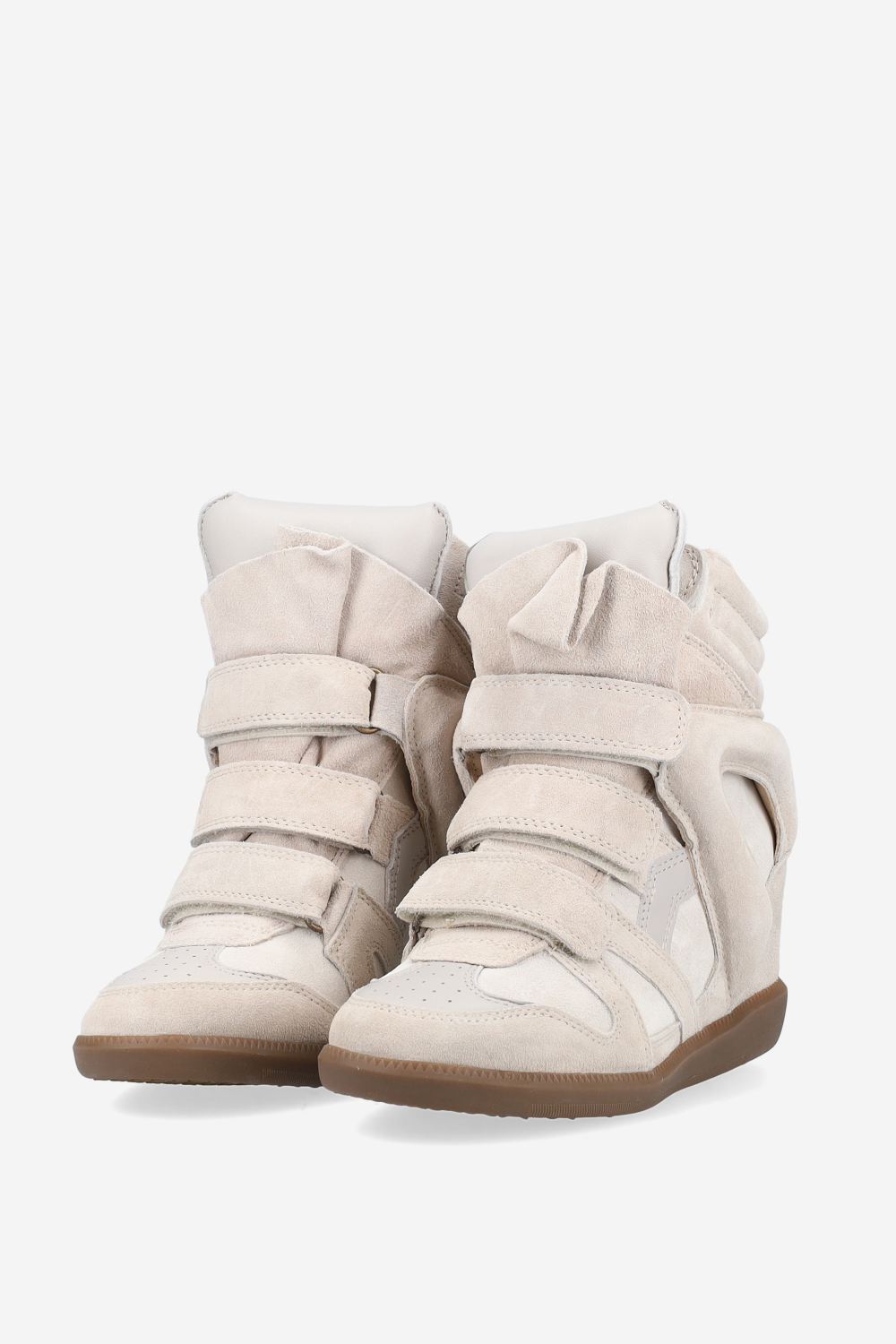 Bekett suede wedge sneakers