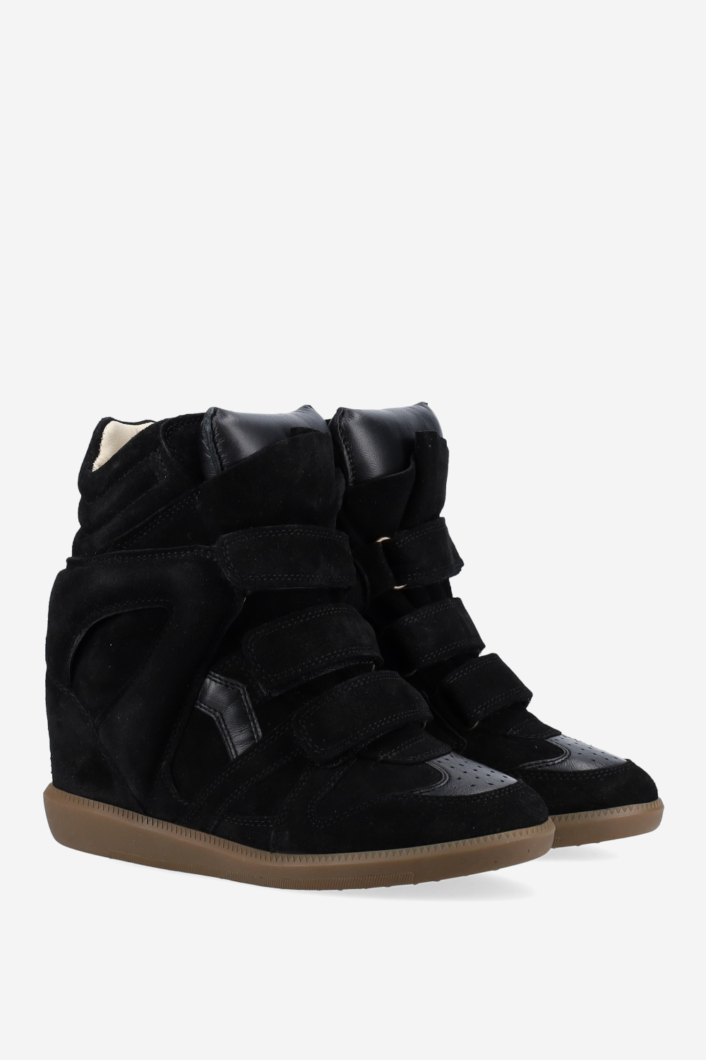 Isabel Marant - Bekett suede wedge sneakers