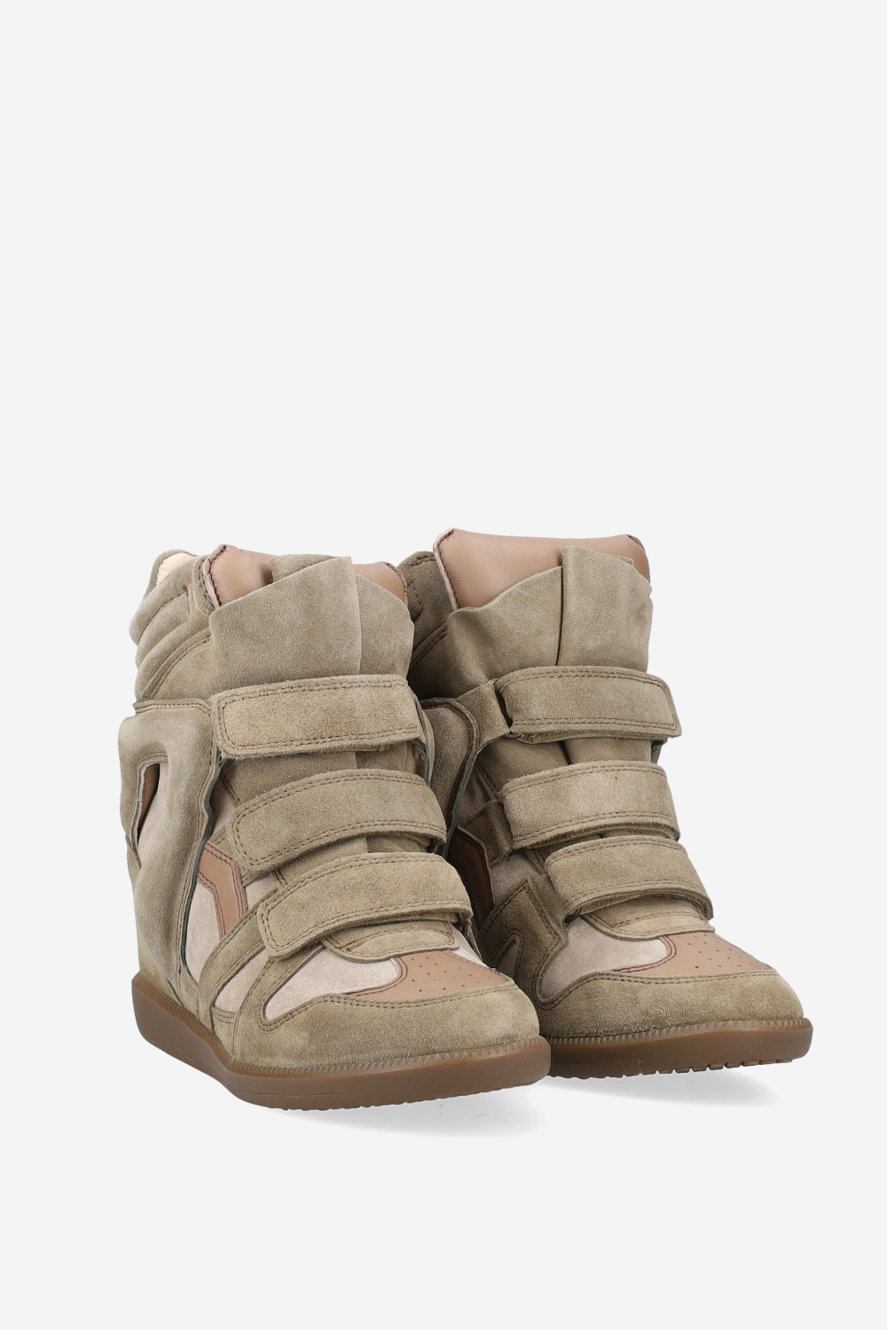 Bekett suede wedge sneakers