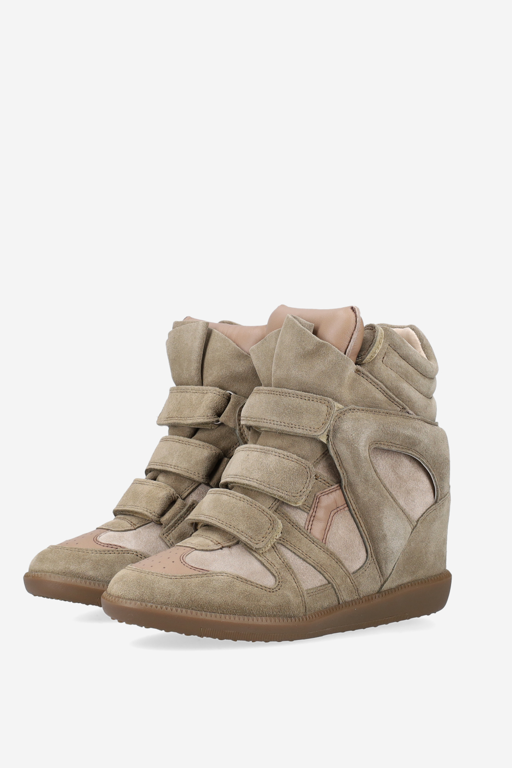 Bekett suede wedge sneakers