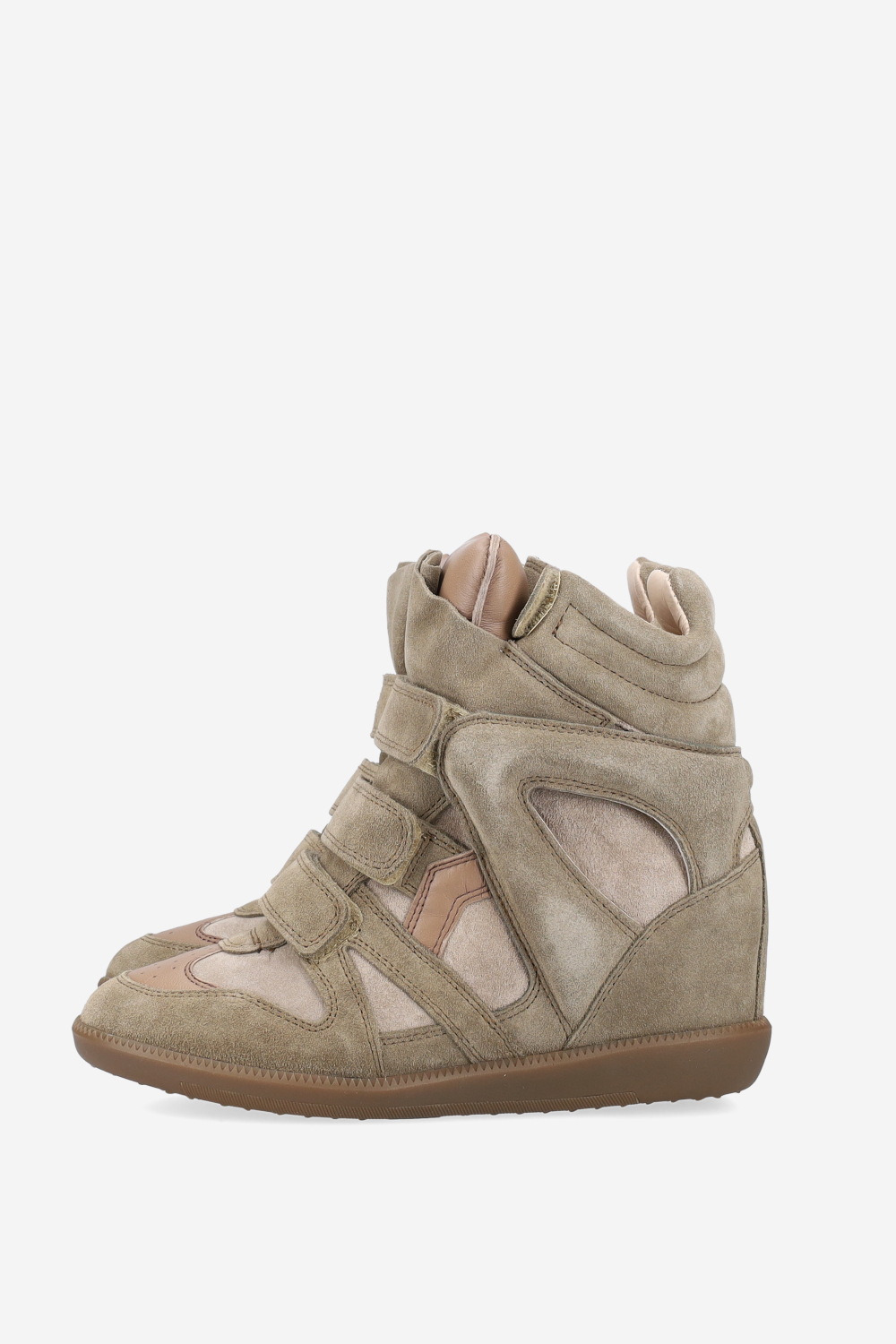 Bekett suede wedge sneakers