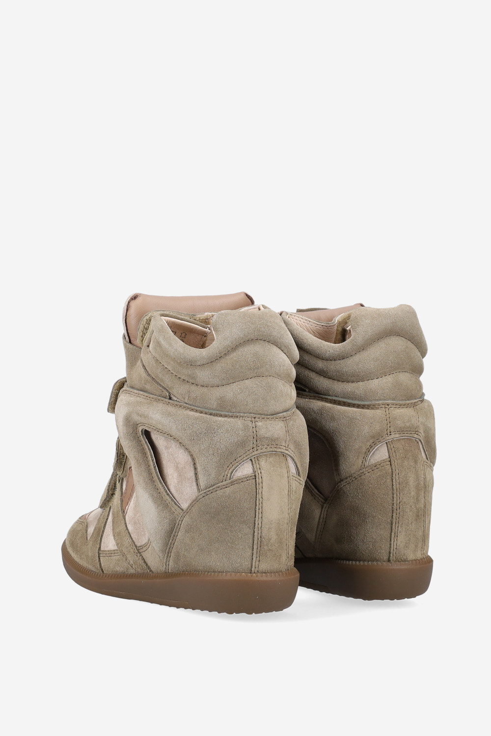Bekett suede wedge sneakers