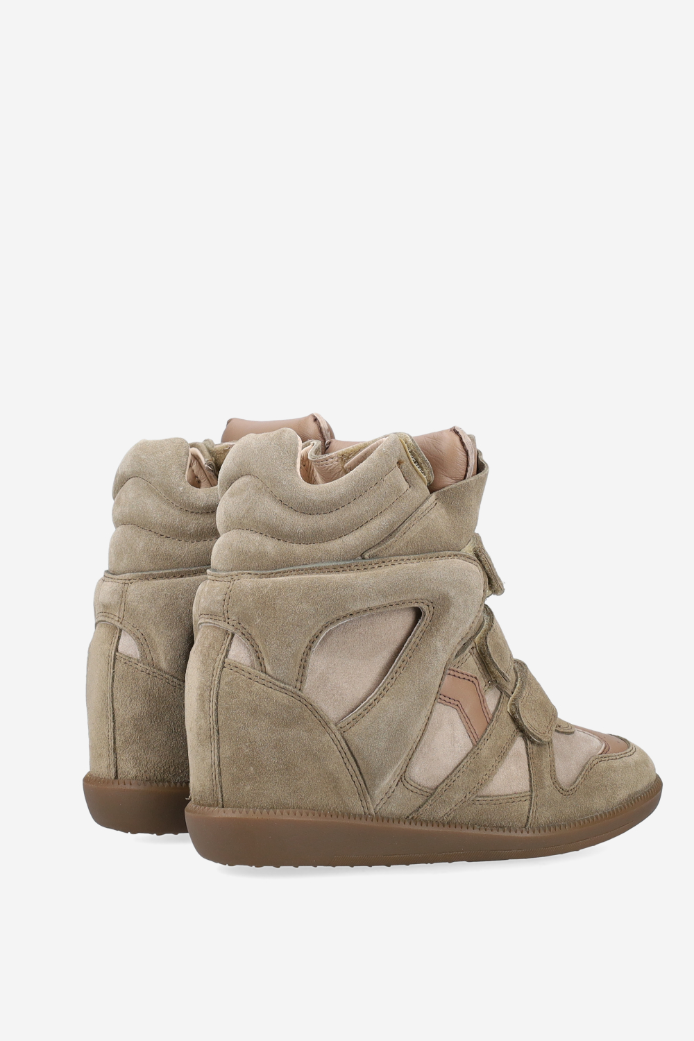Bekett suede wedge sneakers