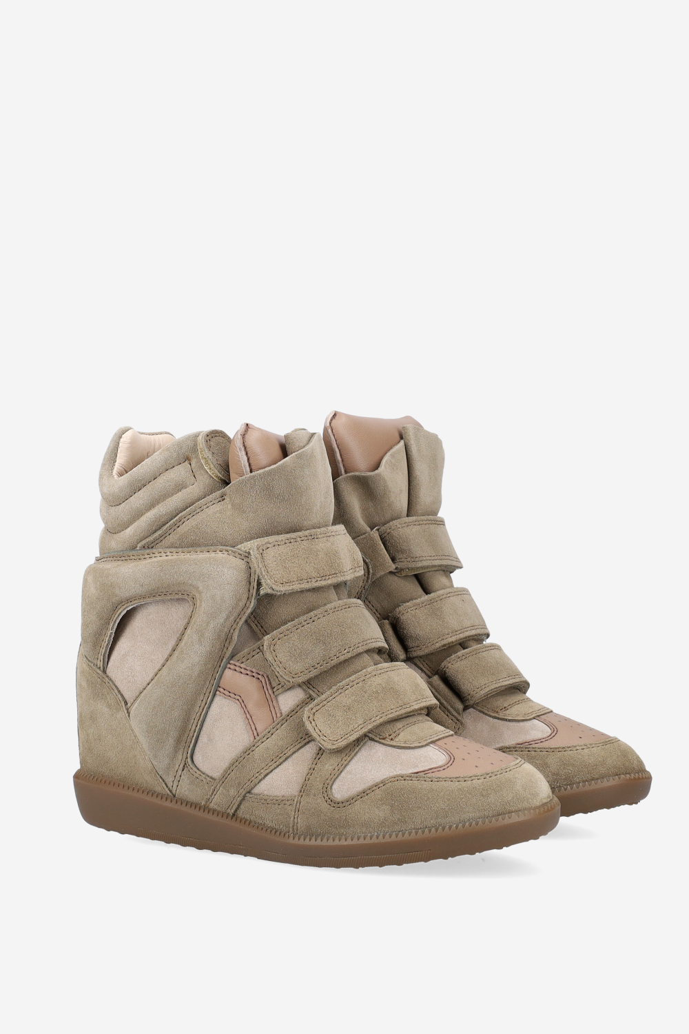 Isabel Marant - Bekett suede wedge sneakers