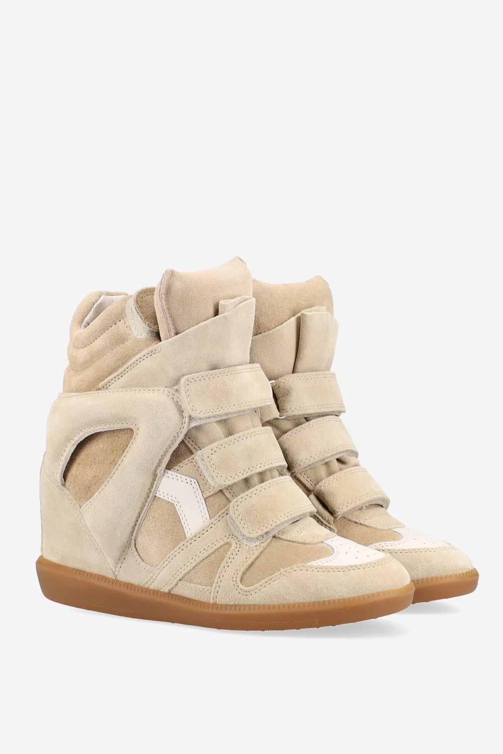 Isabel Marant - Bekett suede wedge sneakers