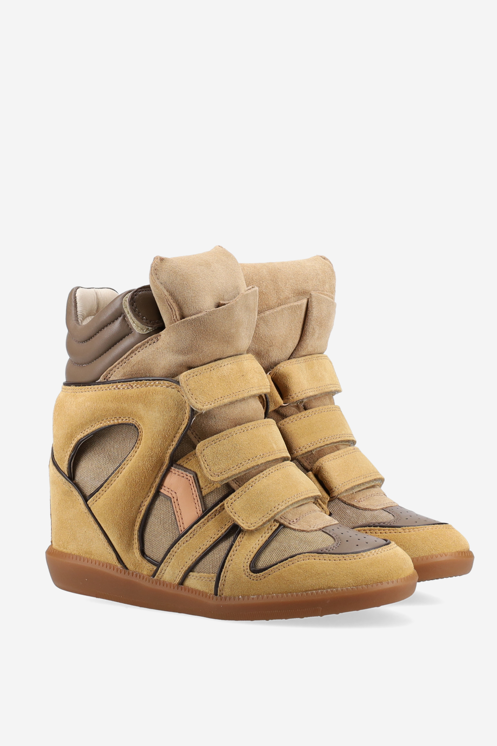 Bekett suede wedge sneakers