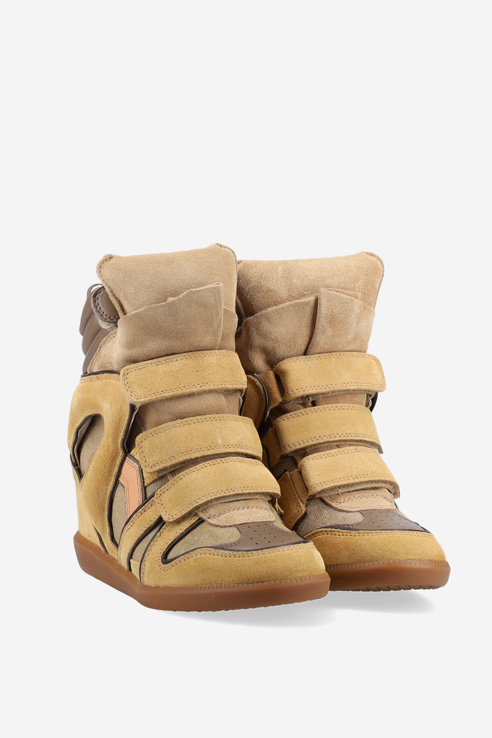 Bekett suede wedge sneakers