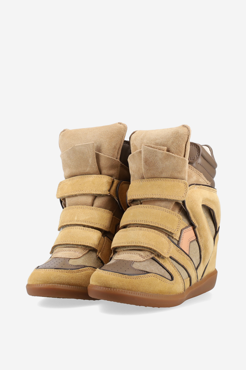 Bekett suede wedge sneakers