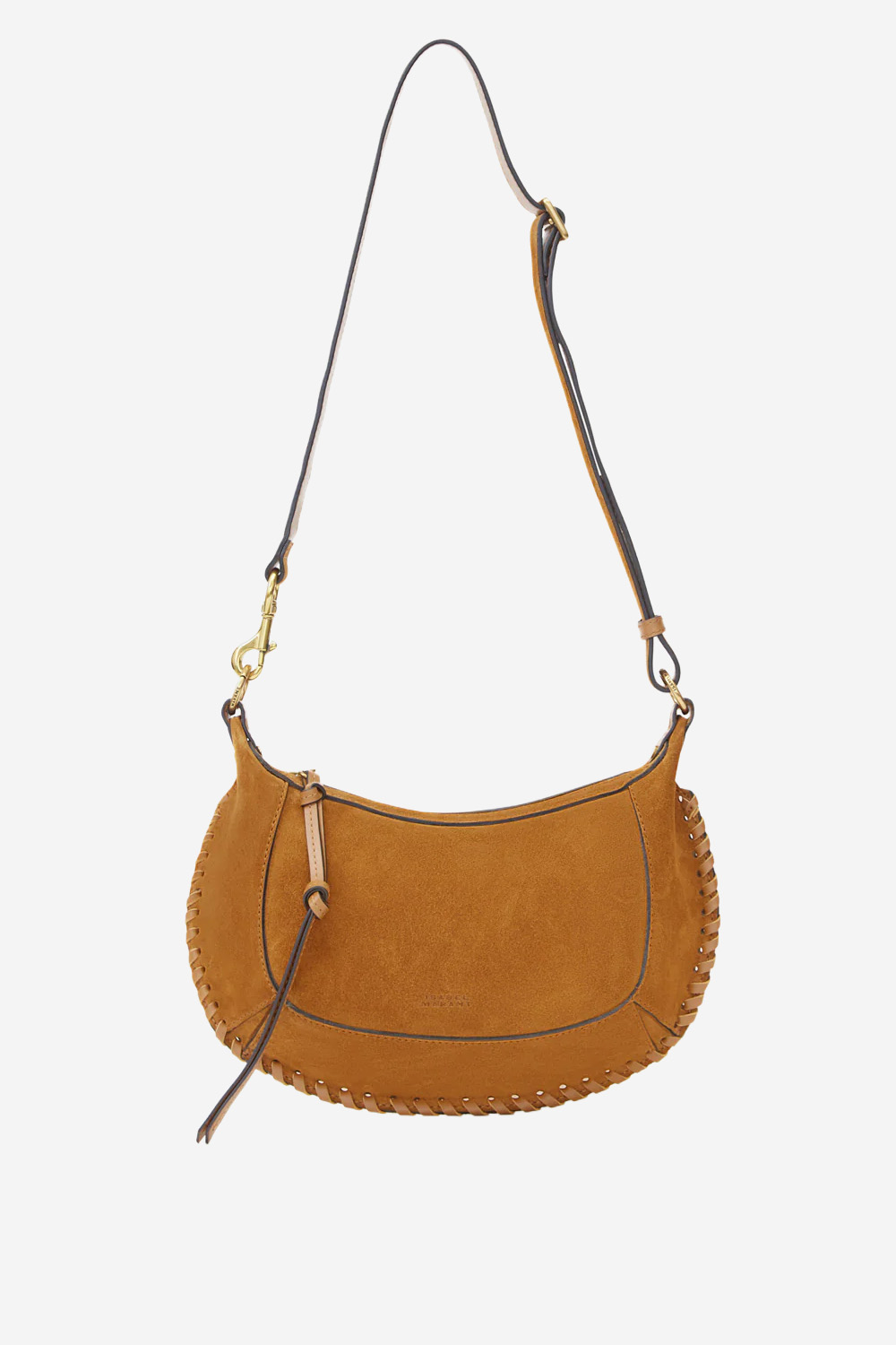 Oskan moon suede shoulder bag