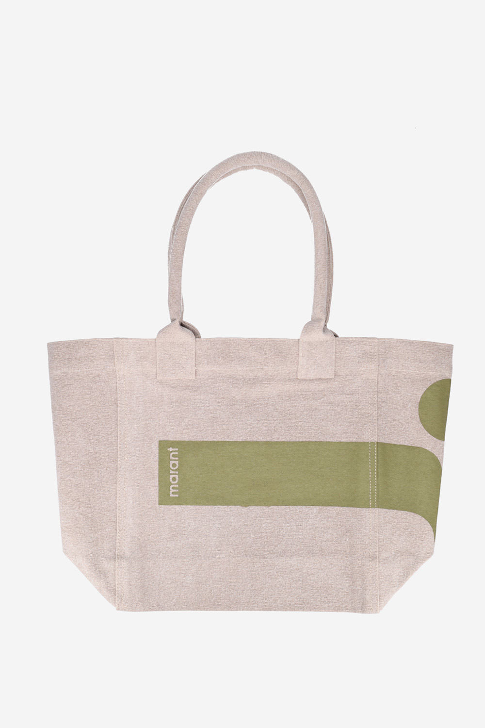 Isabel Marant - Yenky small cotton logo shopper