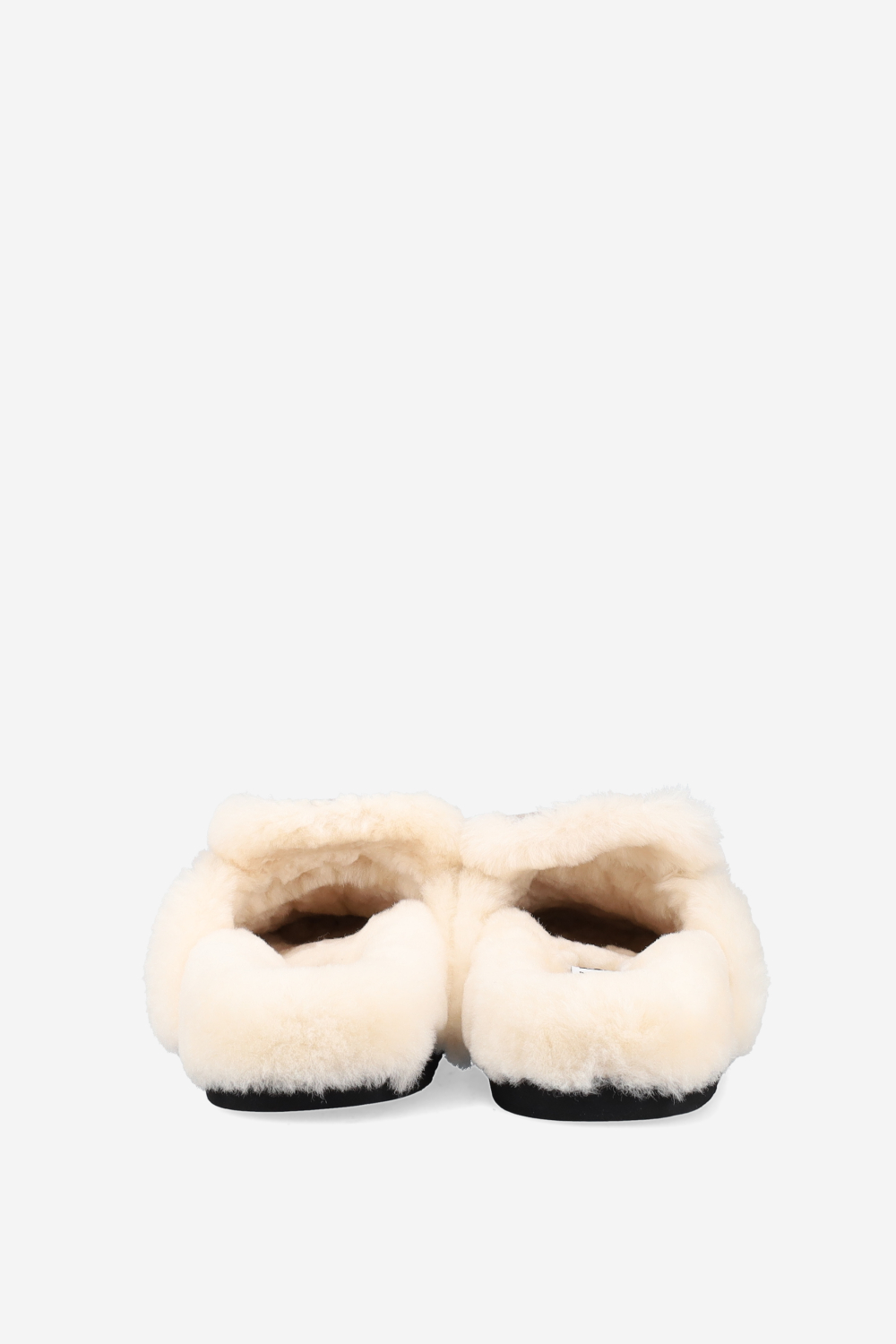 Corded suede mules