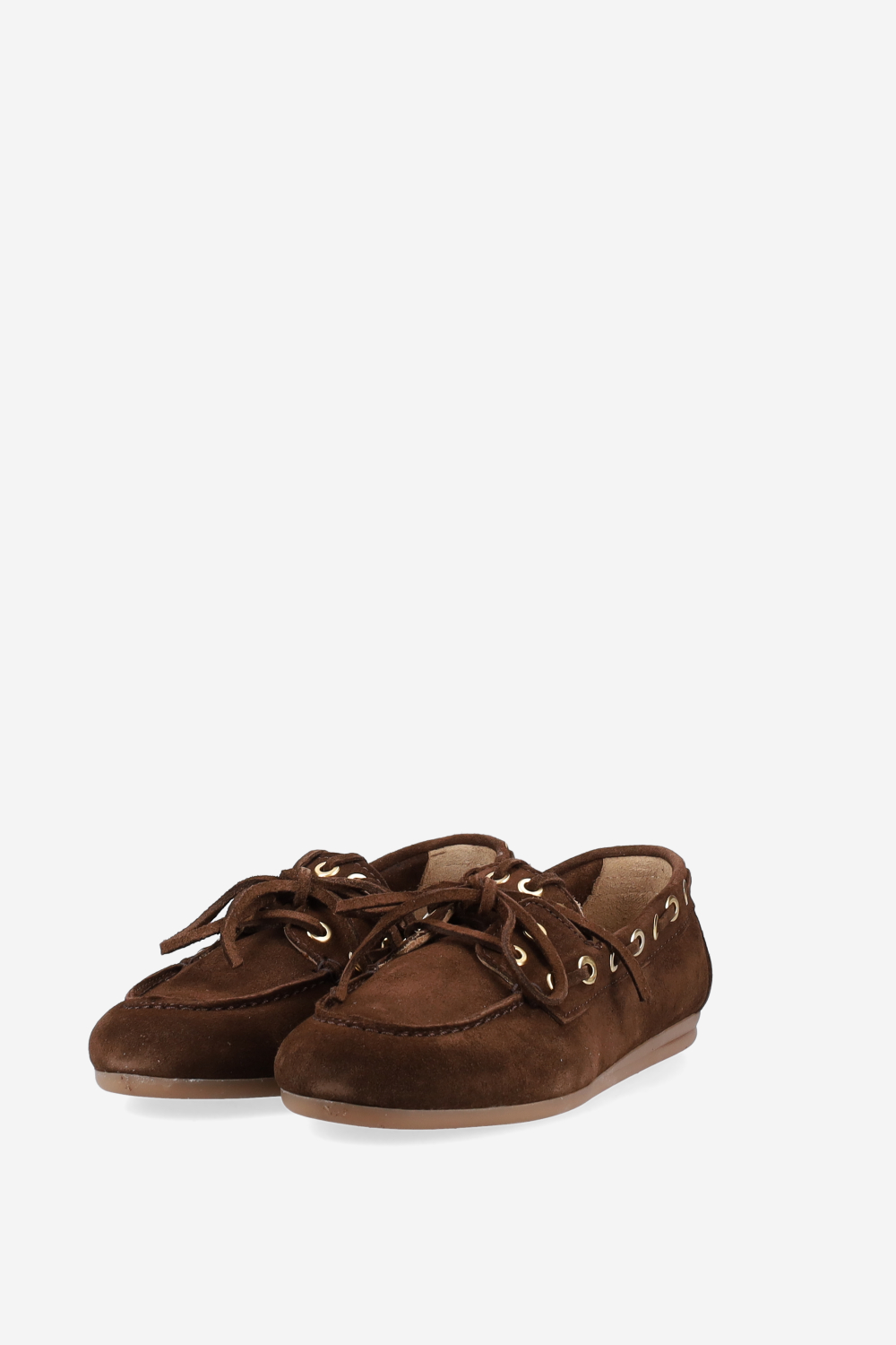 Boat saddle stitch suede loafers