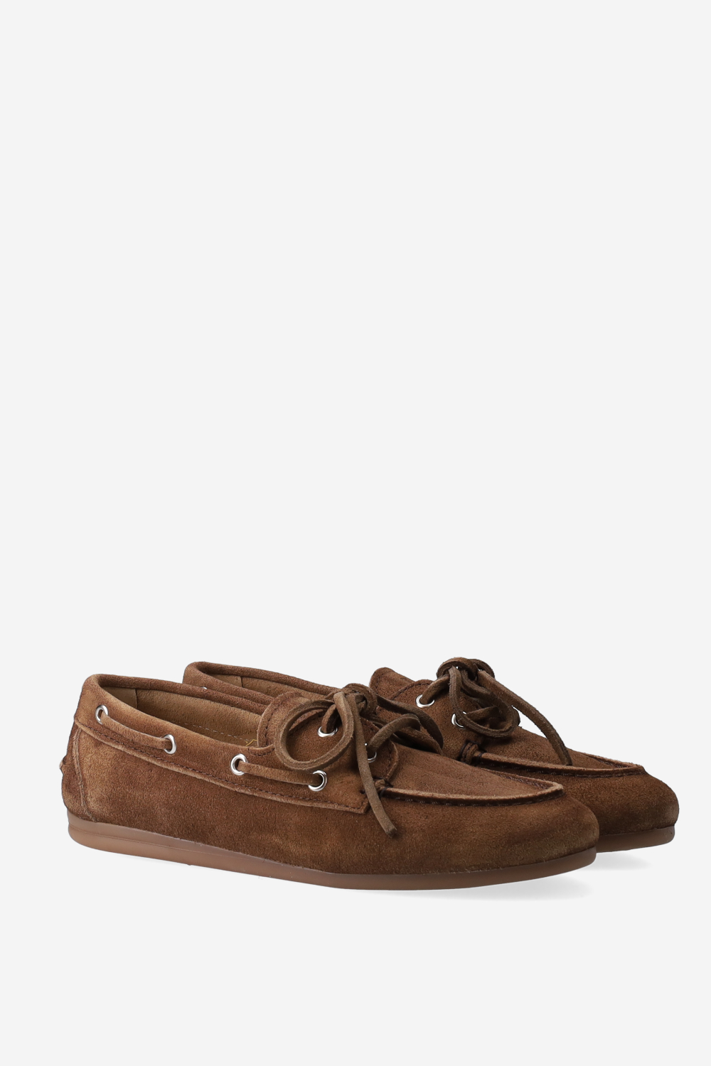 Boat brushed suede loafers