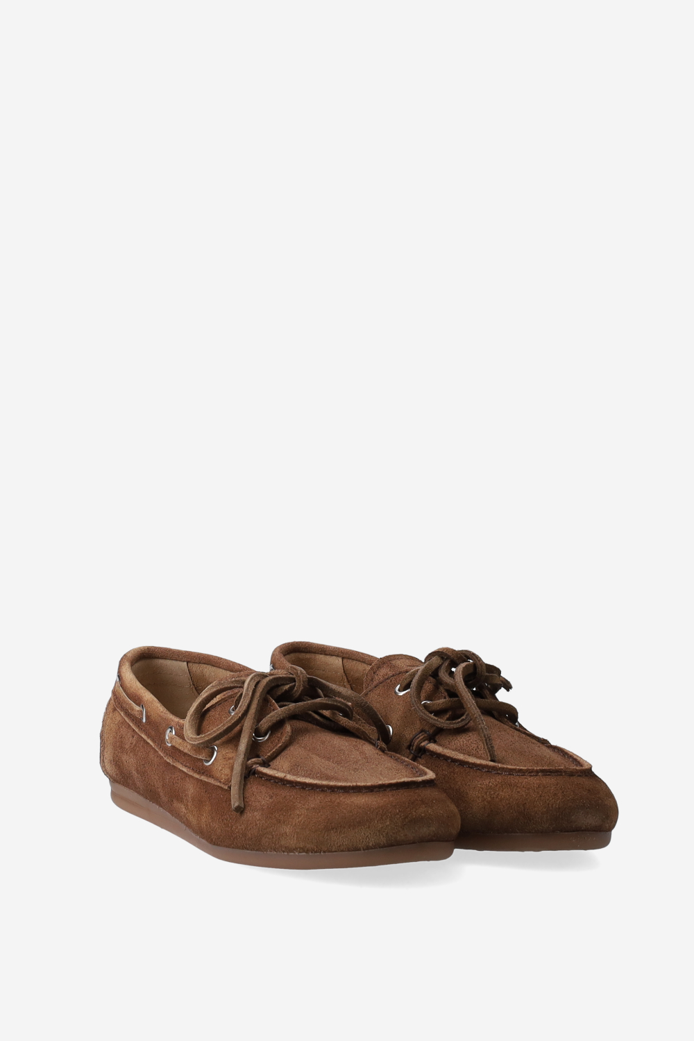 Boat brushed suede loafers