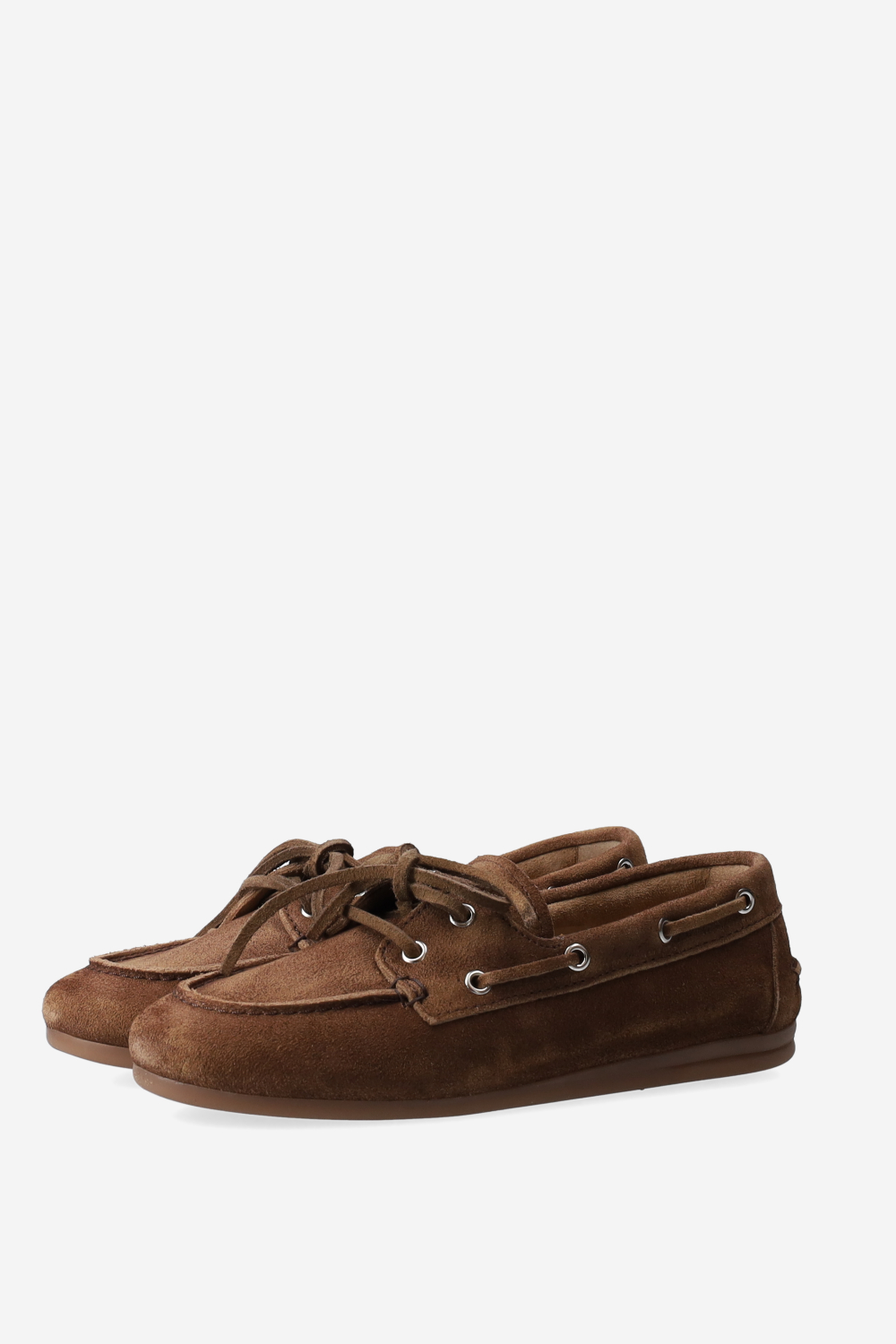 Boat brushed suede loafers