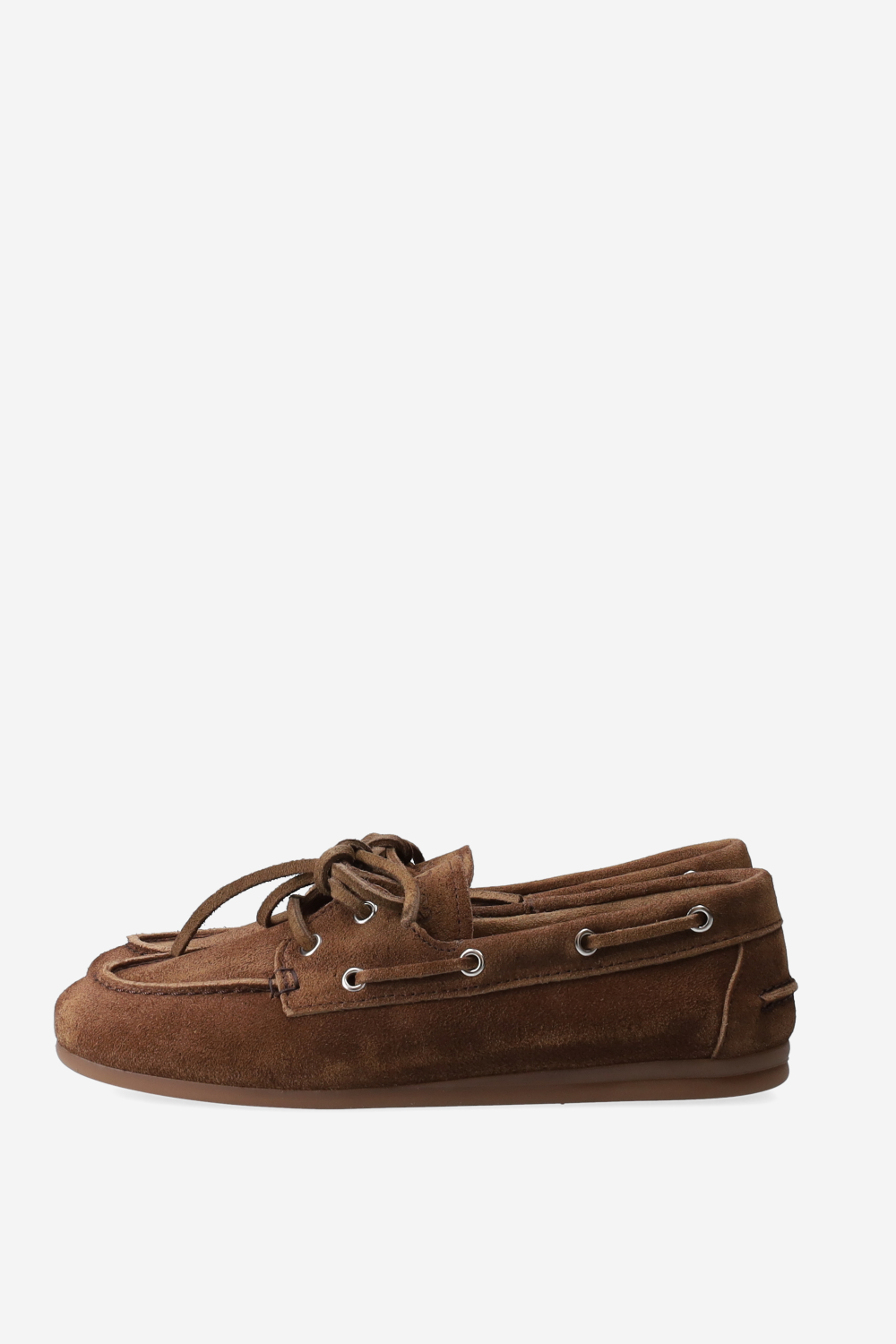 Boat brushed suede loafers