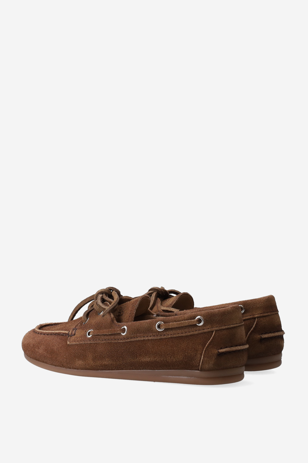 Boat brushed suede loafers