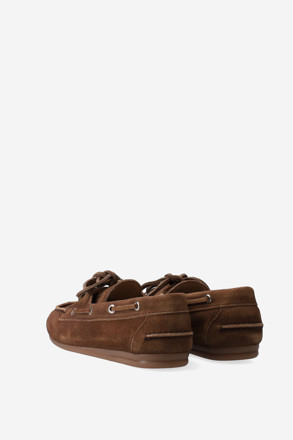 Boat brushed suede loafers