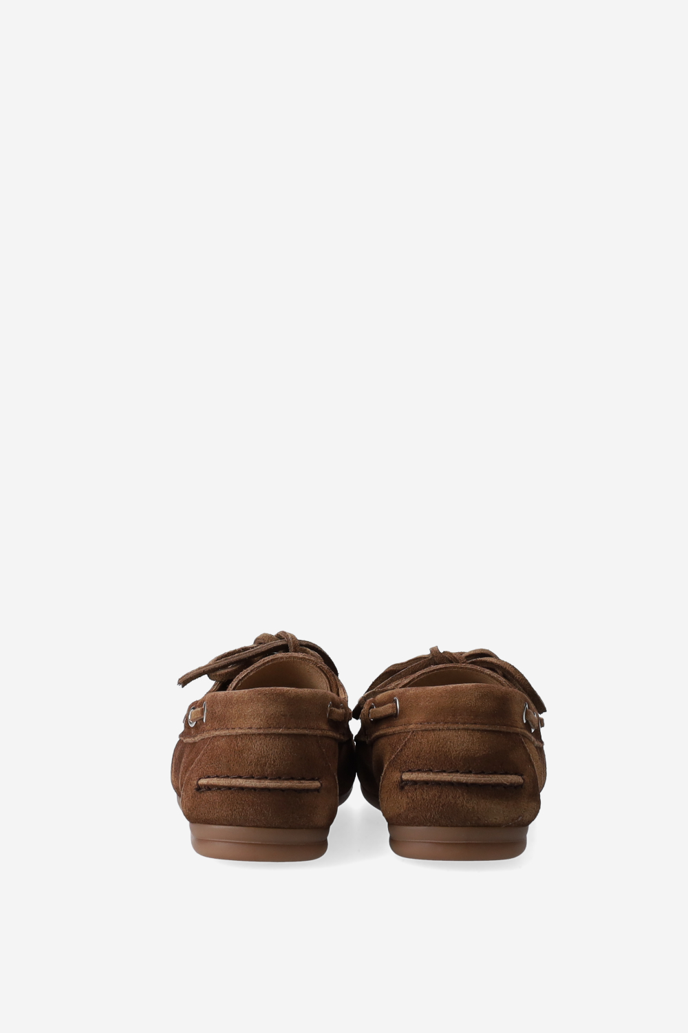 Boat brushed suede loafers