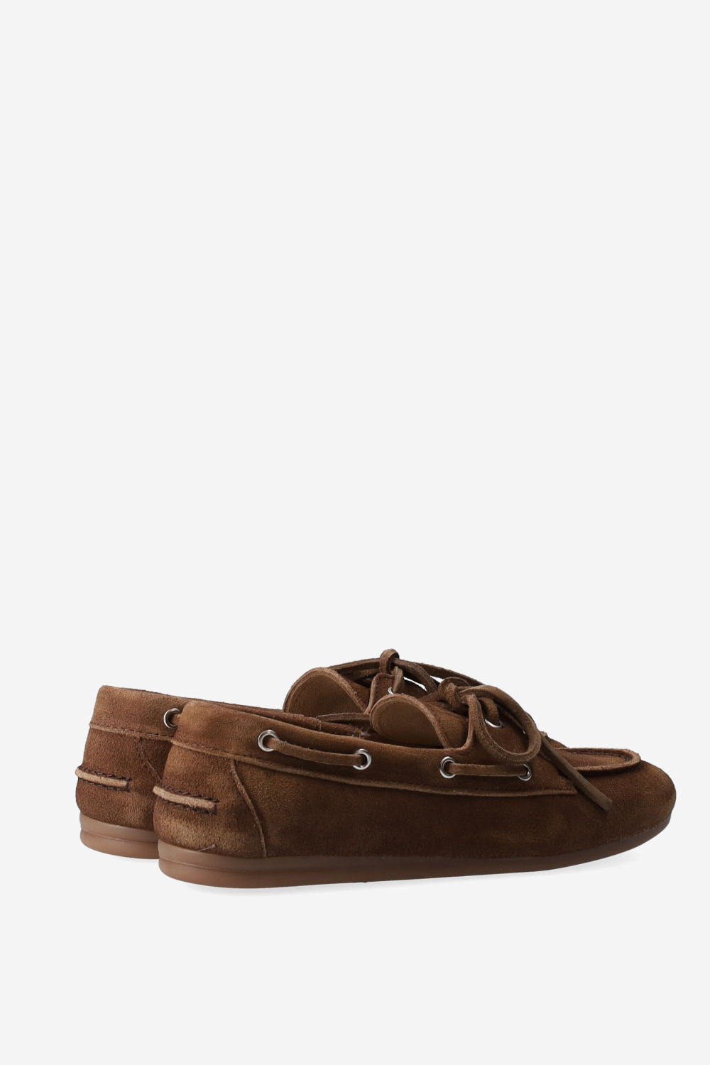 Boat brushed suede loafers