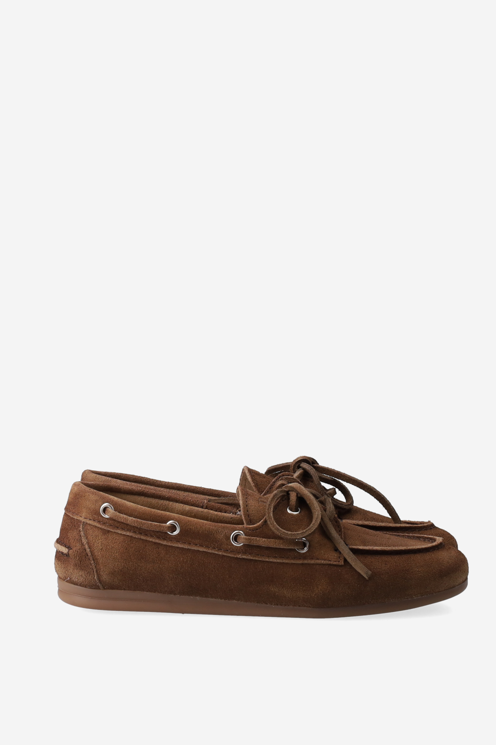 Boat brushed suede loafers