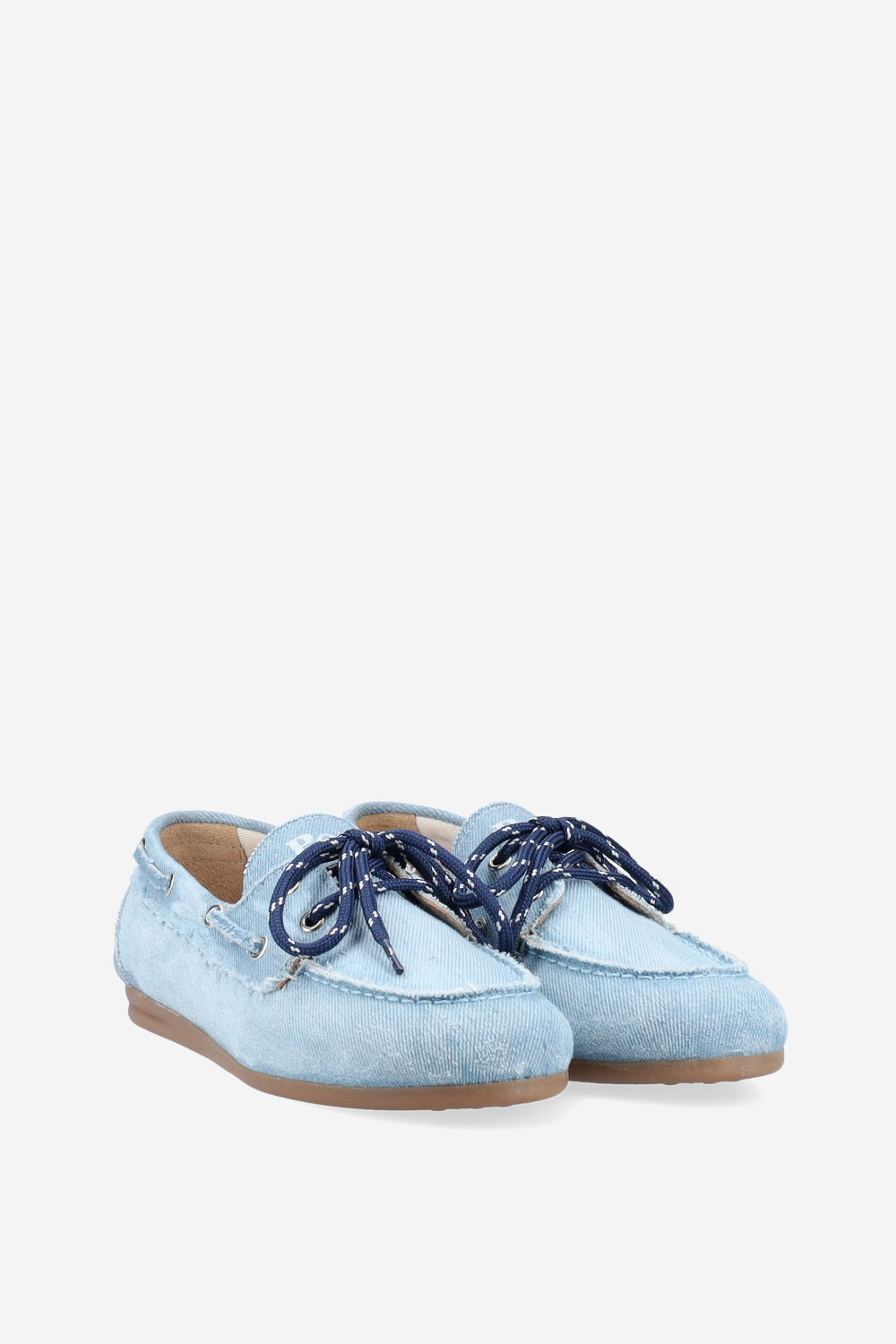 Boat brushed denim loafers