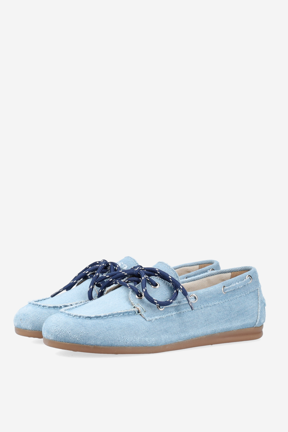 Boat brushed denim loafers