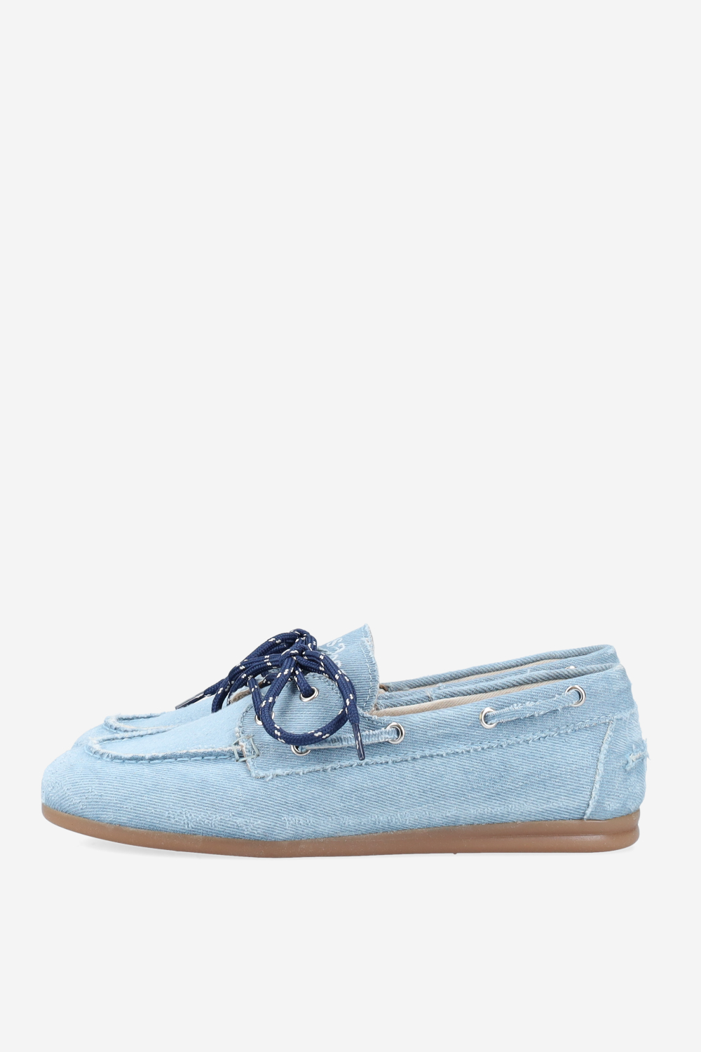 Boat brushed denim loafers