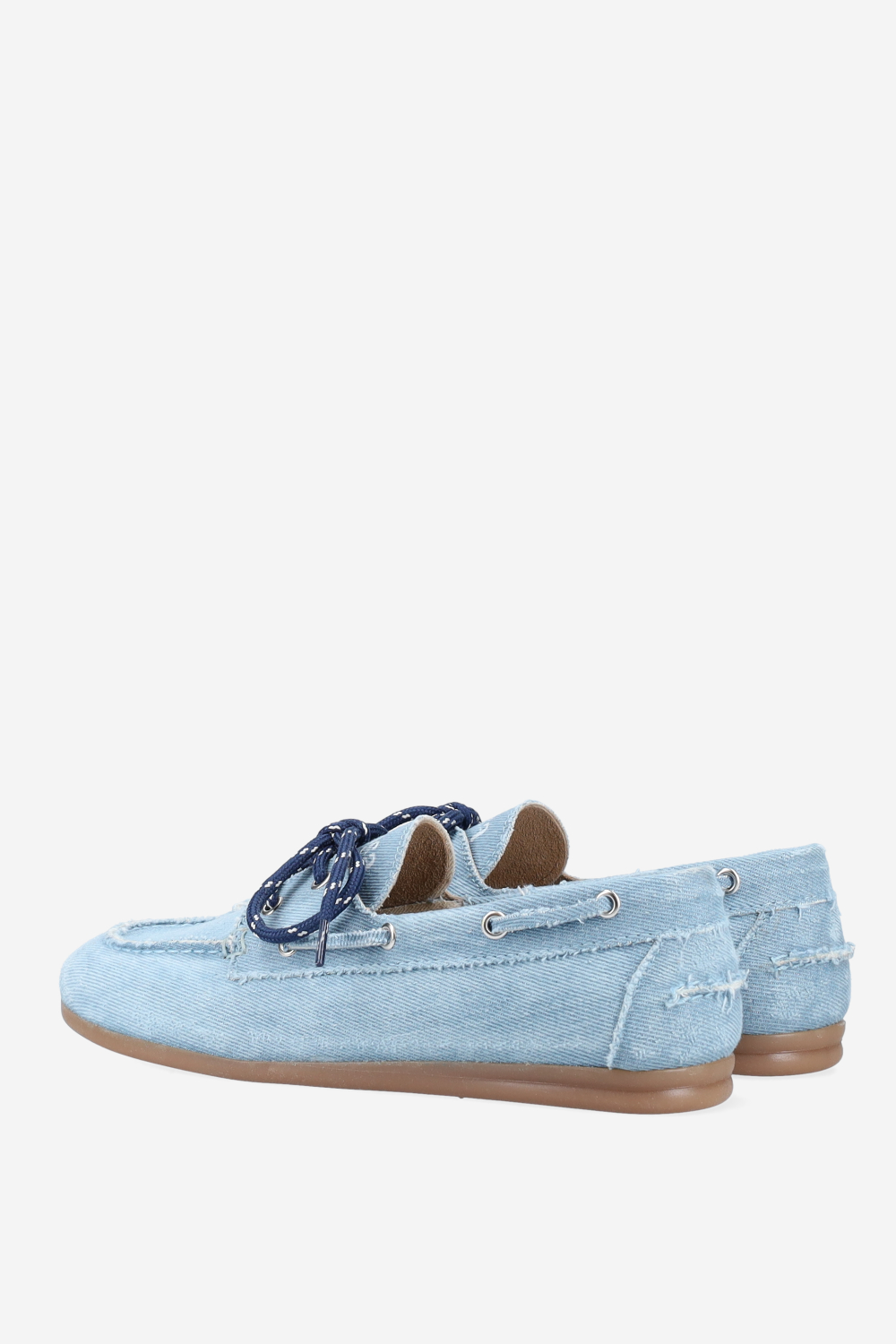 Boat brushed denim loafers