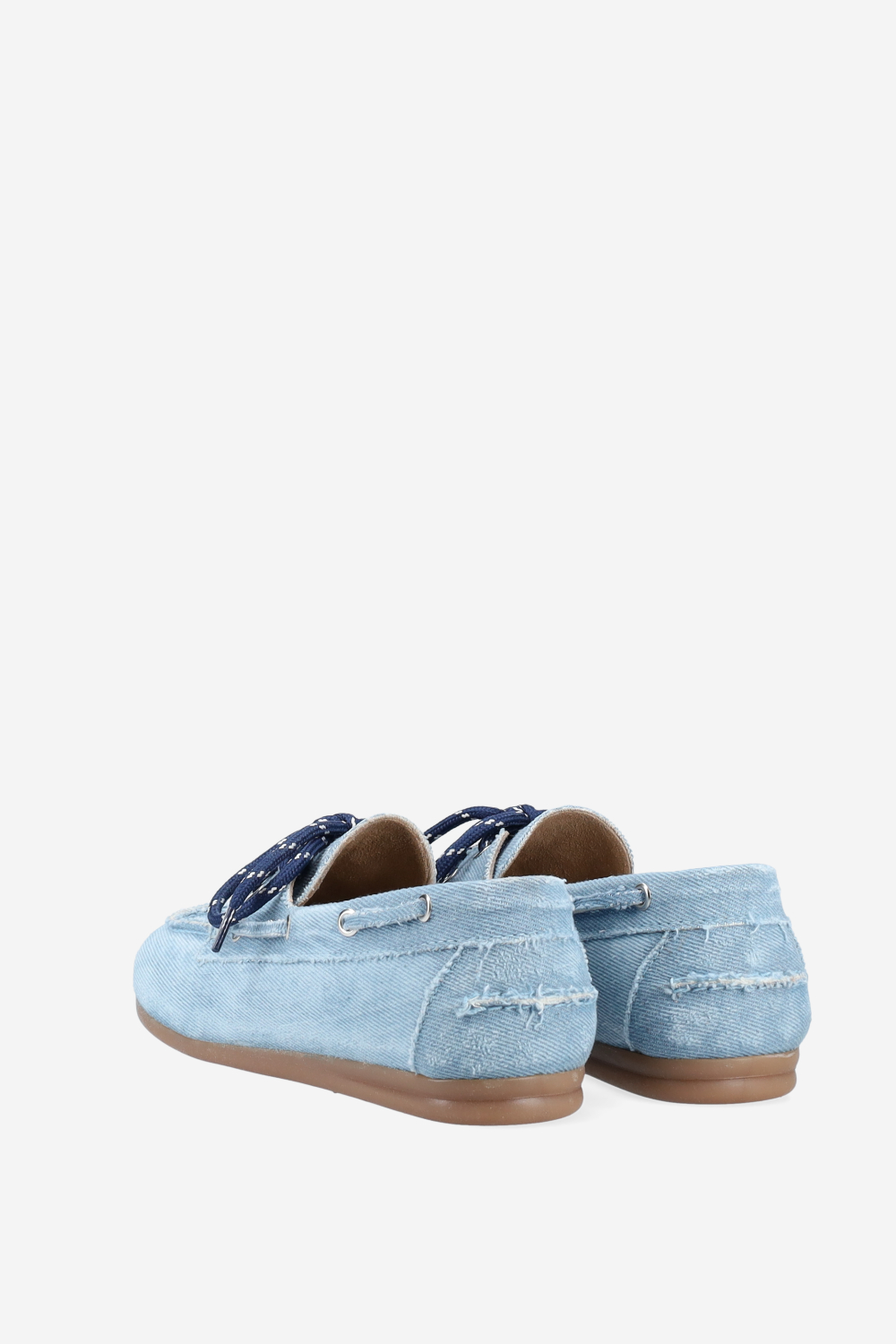 Boat brushed denim loafers