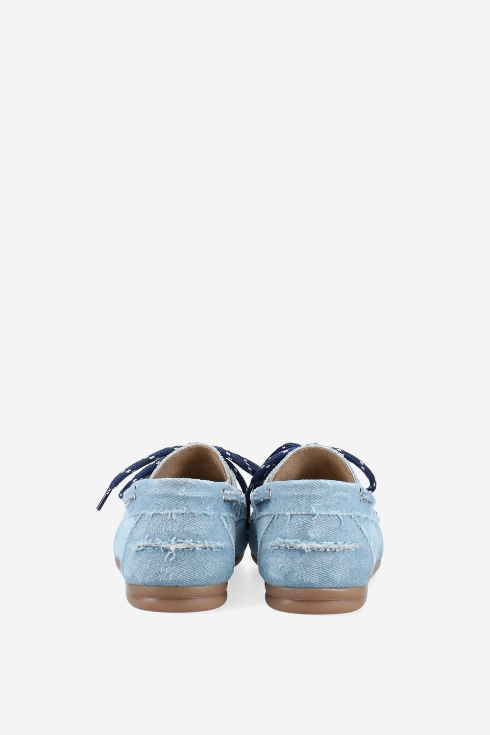 Boat brushed denim loafers